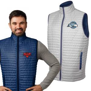 Unisex Puffer Vest - 100% Polyester (Ocean, 8 Weeks) 1 Unisex Puffer Vest - 100% Polyester (Ocean, 8 Weeks) 1