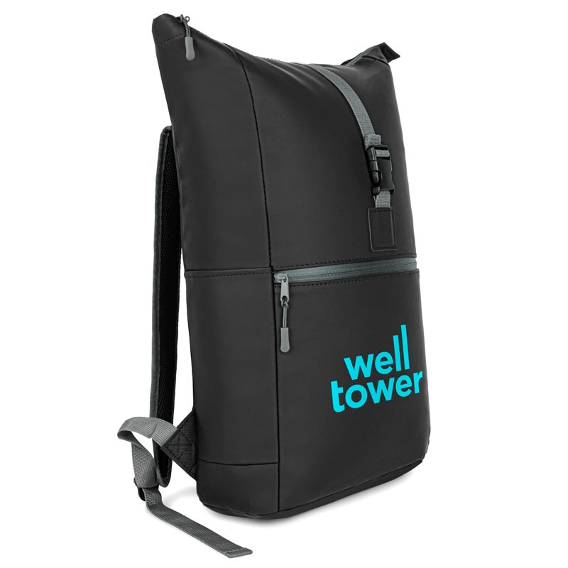 Brockton PU Leatherette Waterproof Backpack 1