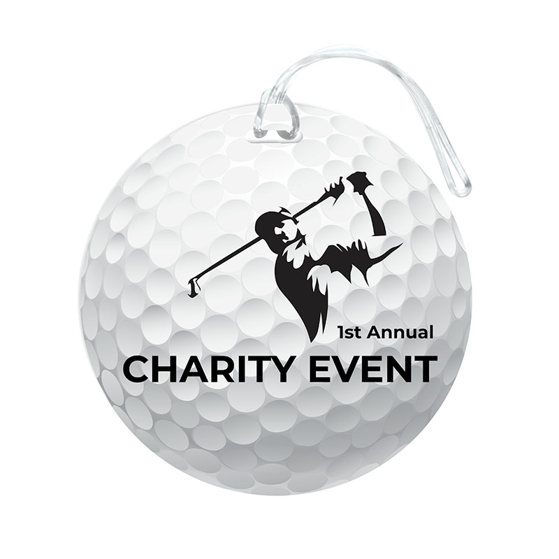 Imprinted Full Color Round Luggage Tag 1 Imprinted Full Color Round Luggage Tag 1