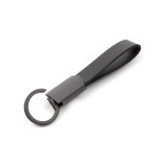 Axis Gunmetal Leather Keyring 6 Axis Gunmetal Leather Keyring 6