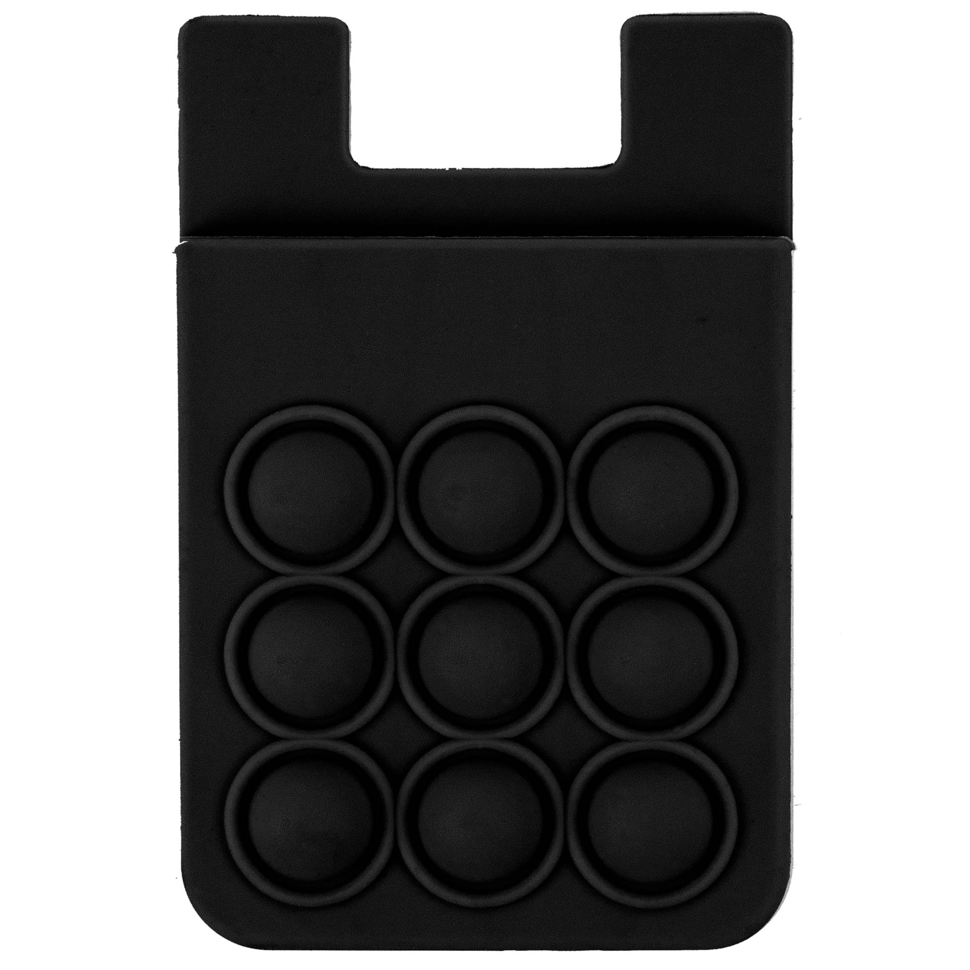 Popper Stress Reliever Silicone Phone Wallet 1