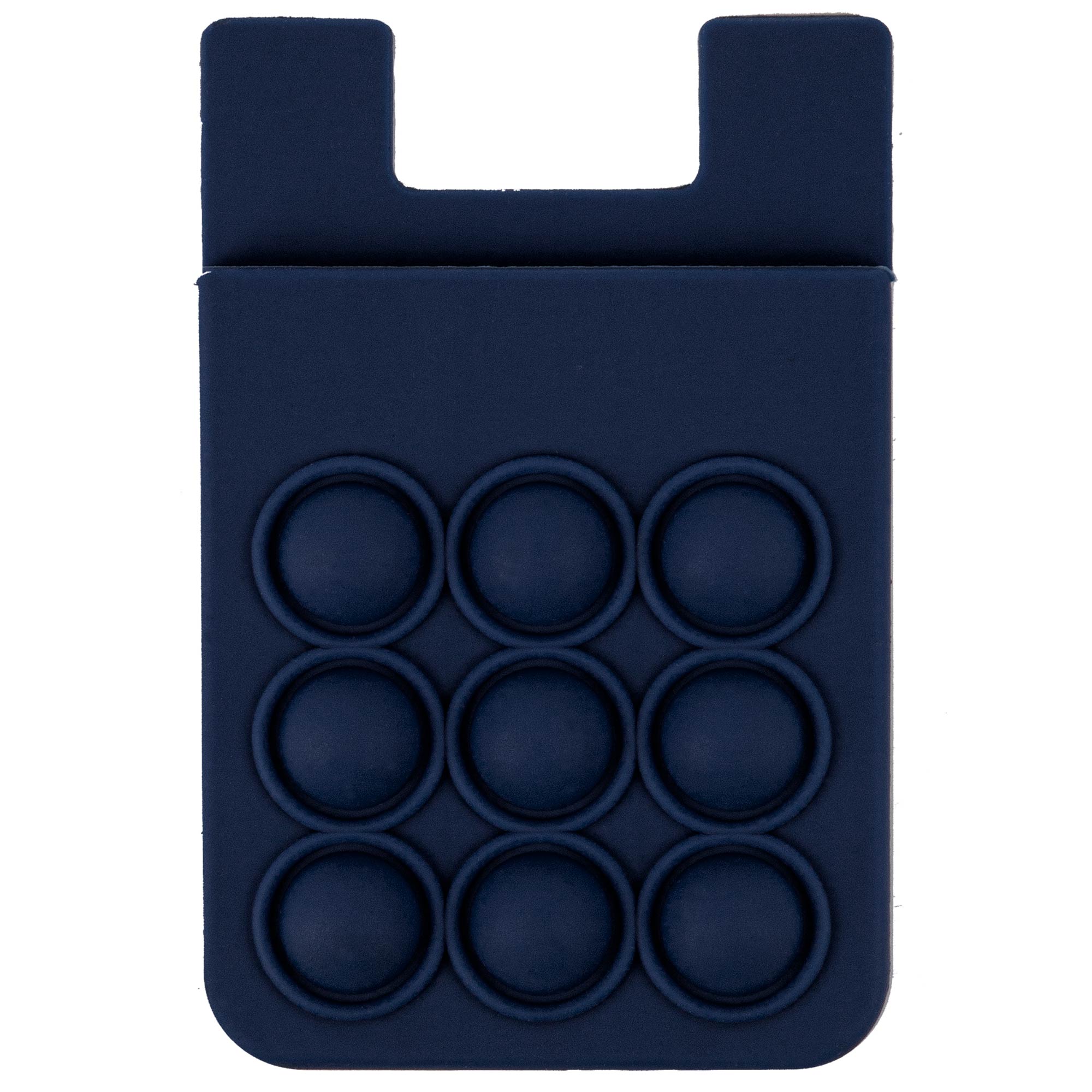 Popper Stress Reliever Silicone Phone Wallet 1