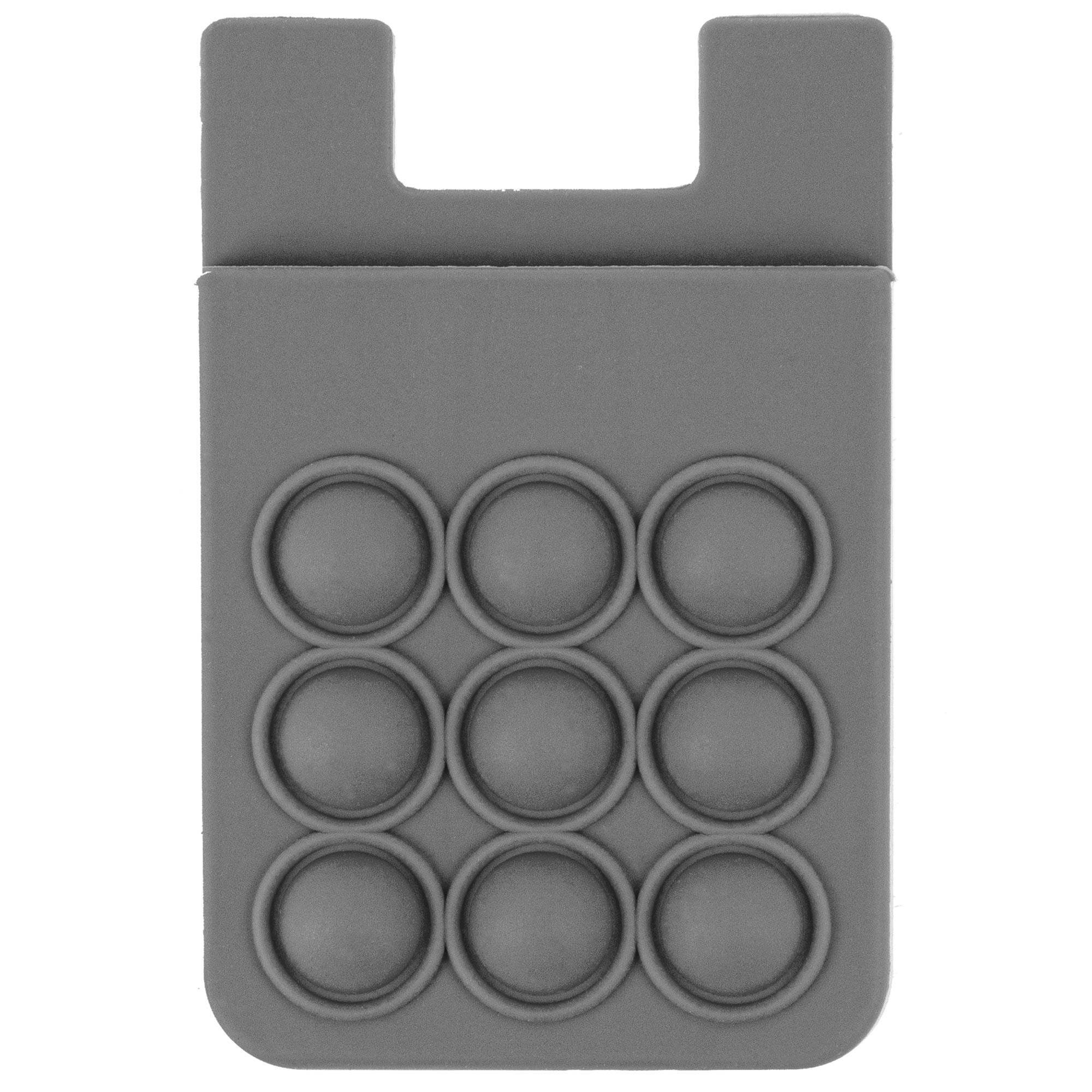 Popper Stress Reliever Silicone Phone Wallet 1