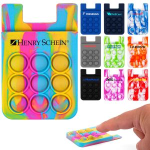 Popper Stress Reliever Silicone Phone Wallet 1 Popper Stress Reliever Silicone Phone Wallet 1