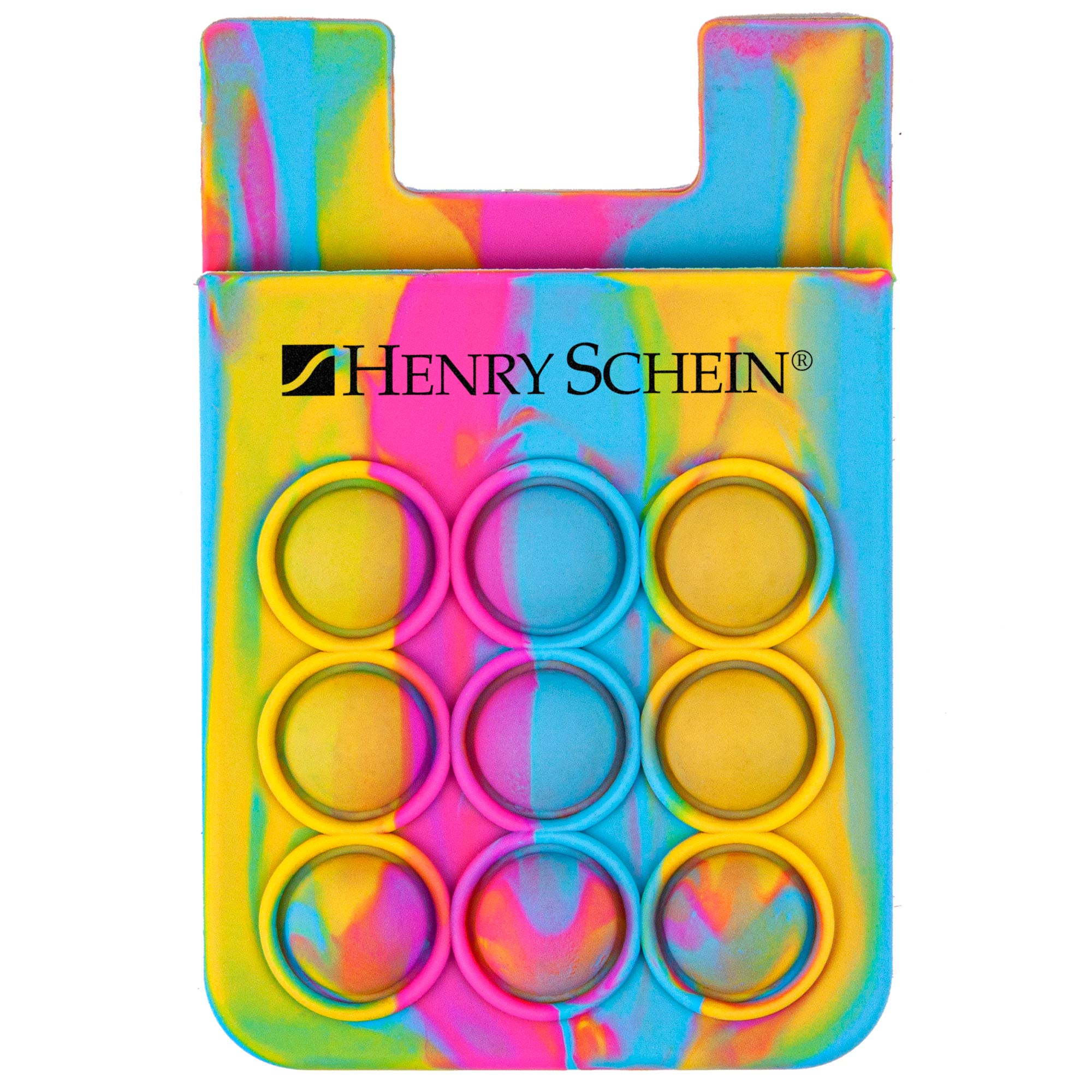 Popper Stress Reliever Silicone Phone Wallet 1