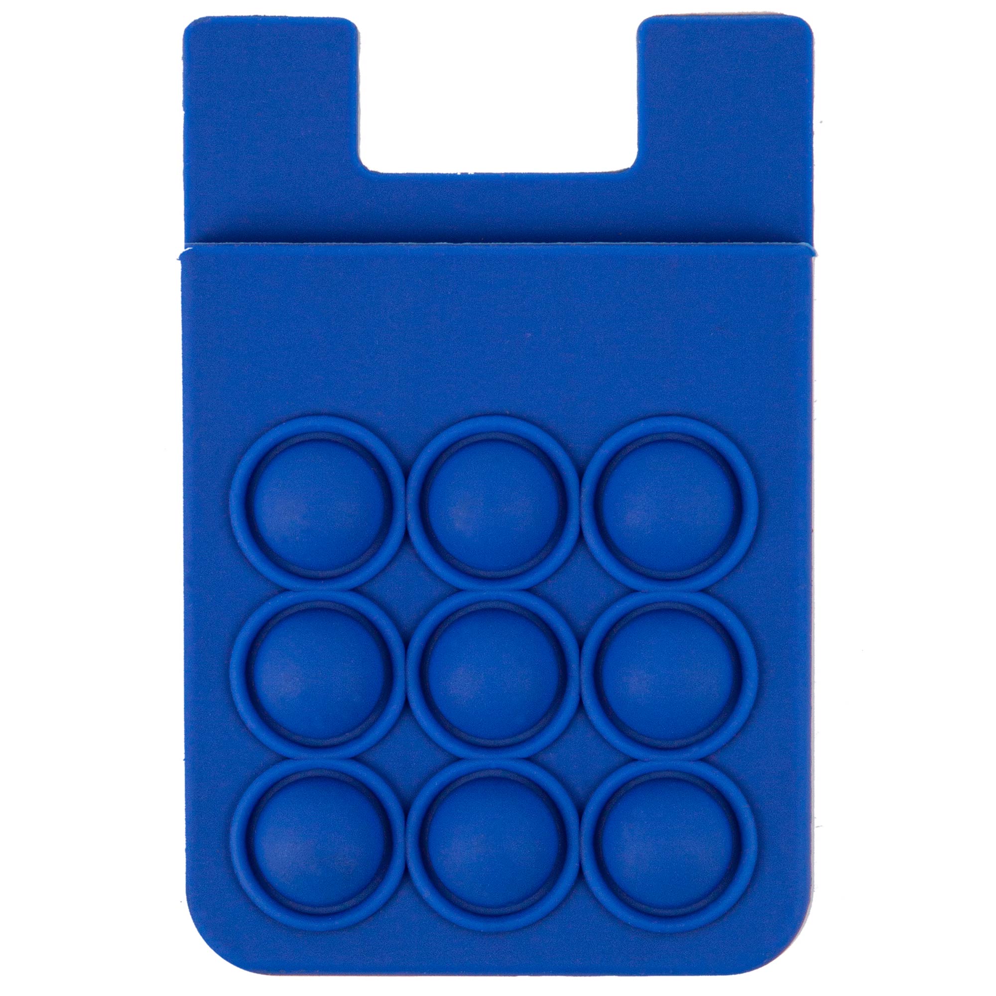 Popper Stress Reliever Silicone Phone Wallet 1