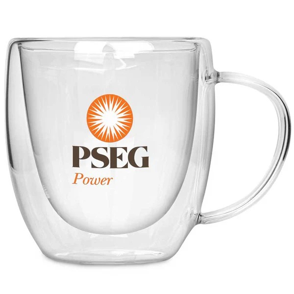 8.5 Oz. Double Wall Glass Mug 1