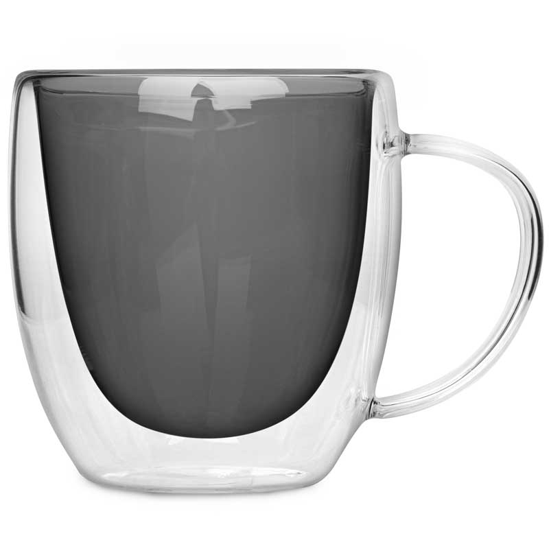 8.5 Oz. Double Wall Glass Mug 1