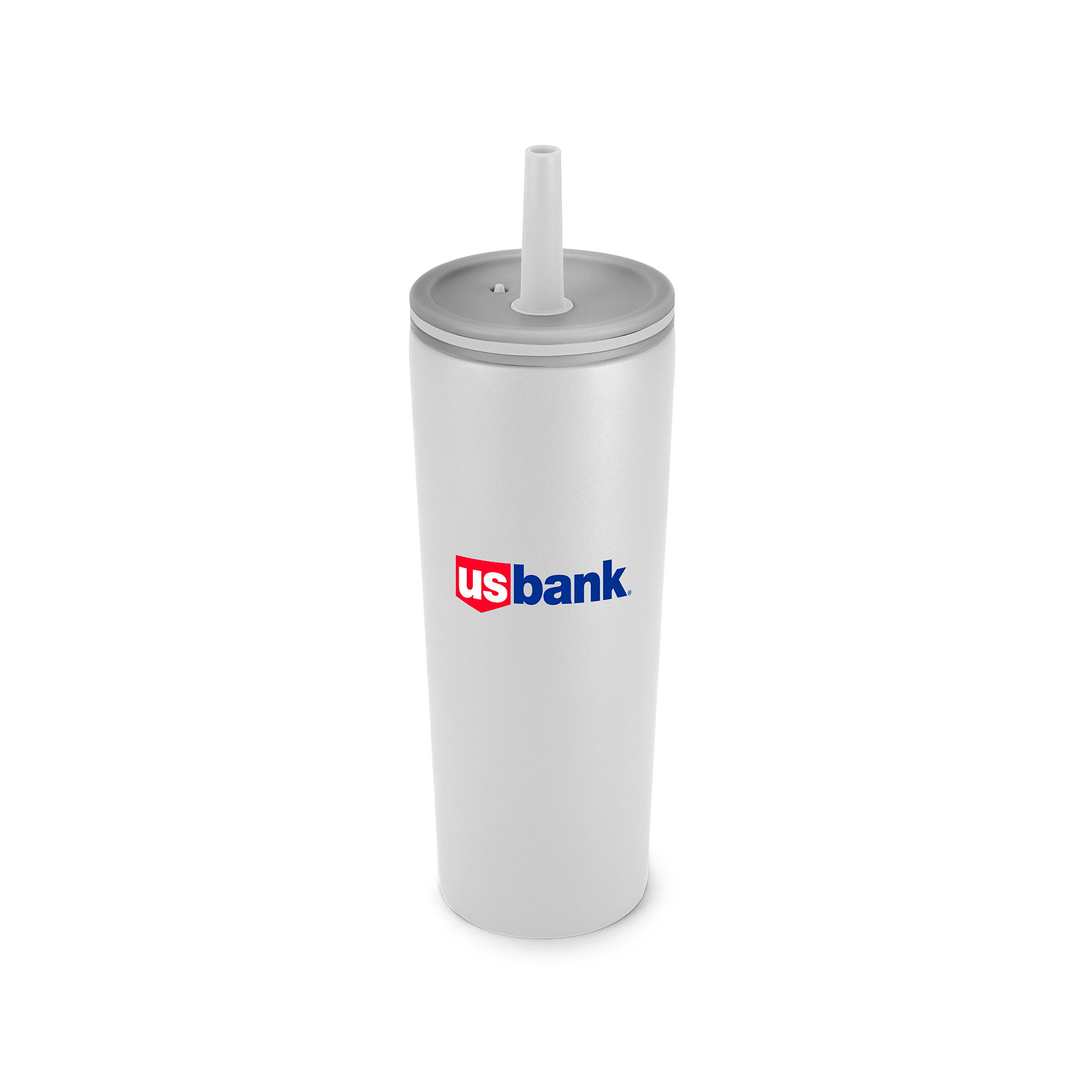 ChillFlow 24oz Stainless Steel Mug with Straw 1