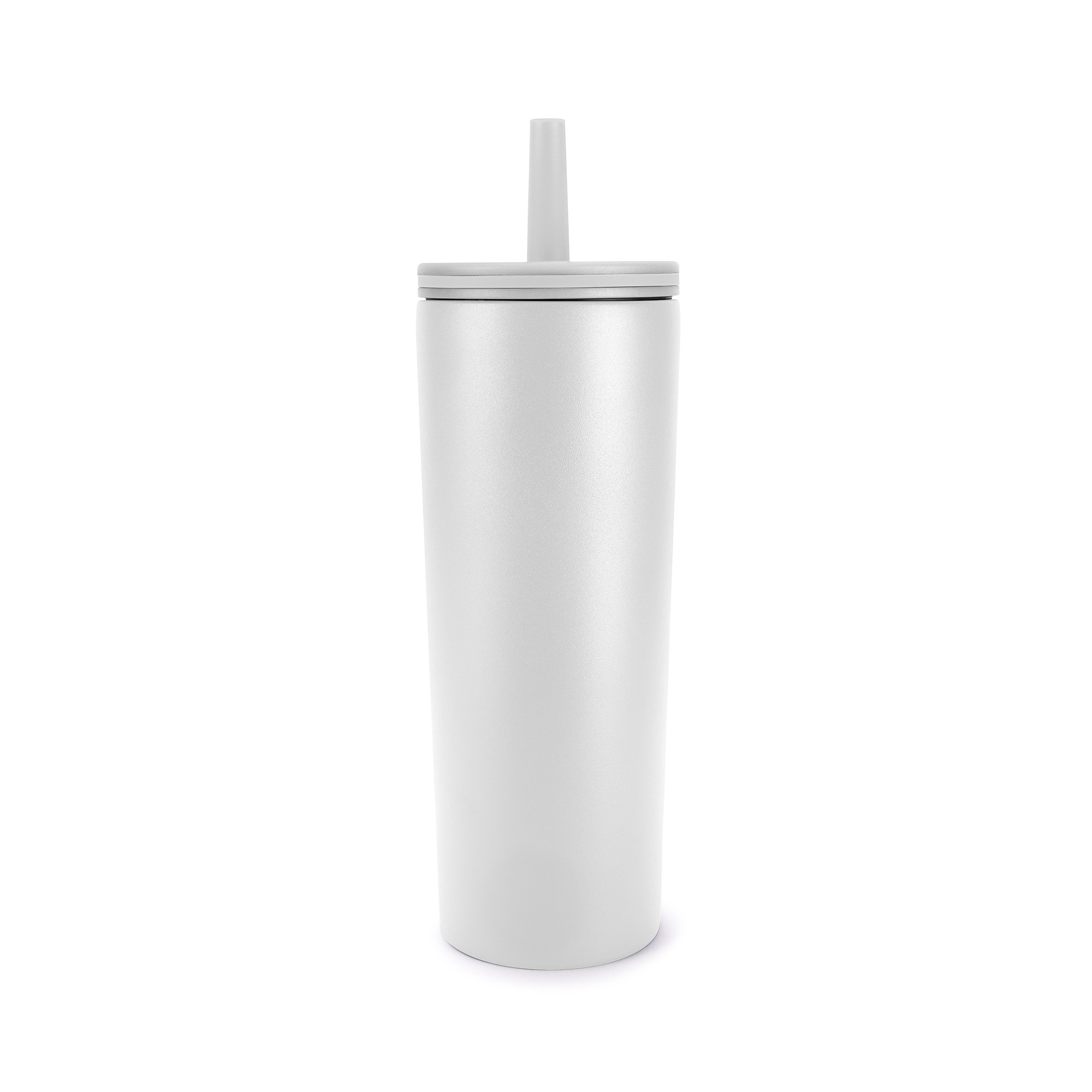 ChillFlow 24oz Stainless Steel Mug with Straw 1