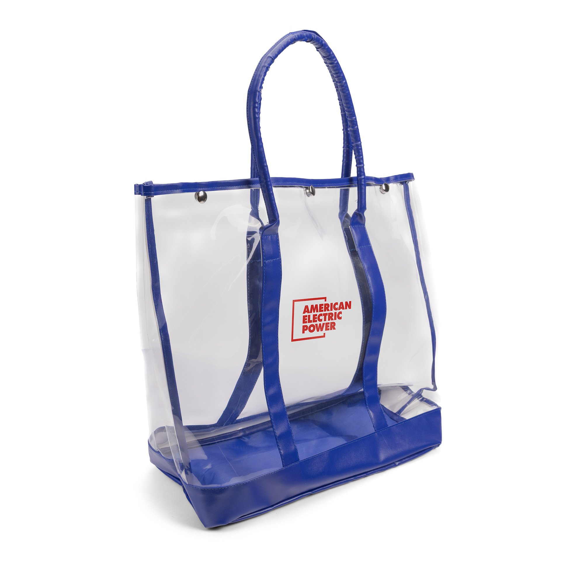 Luxe Button-Top Tote with PU Leather Trim 1