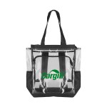 LuxeGuard TPU Backpack - Black Front LuxeGuard TPU Backpack - Black Front