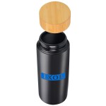 10oz. Double-Wall Ceramic Bottle with Bamboo Screw-Top Lid 4 10oz. Double-Wall Ceramic Bottle with Bamboo Screw-Top Lid 4