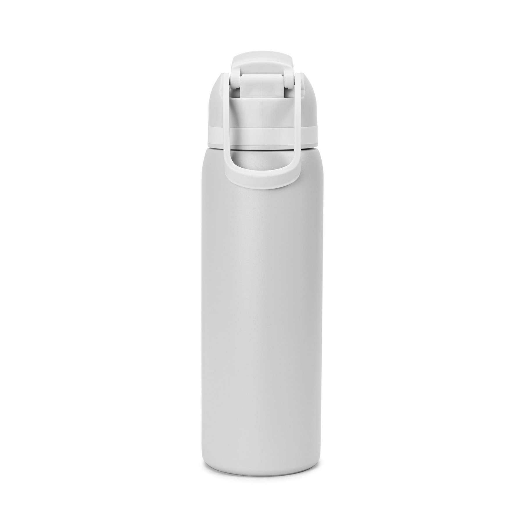 27 oz. Solid Stainless Steel Pop Straw Bottle (Factory Direct) 10-12 Weeks 1