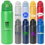 27 oz. Solid Stainless Steel Pop Straw Bottle (Factory Direct) 10-12 Weeks 1 27 oz. Solid Stainless Steel Pop Straw Bottle (Factory Direct) 10-12 Weeks 1