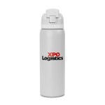 27 oz. Solid Stainless Steel Pop Straw Bottle (Factory Direct) 10-12 Weeks - White 27 oz. Solid Stainless Steel Pop Straw Bottle (Factory Direct) 10-12 Weeks - White