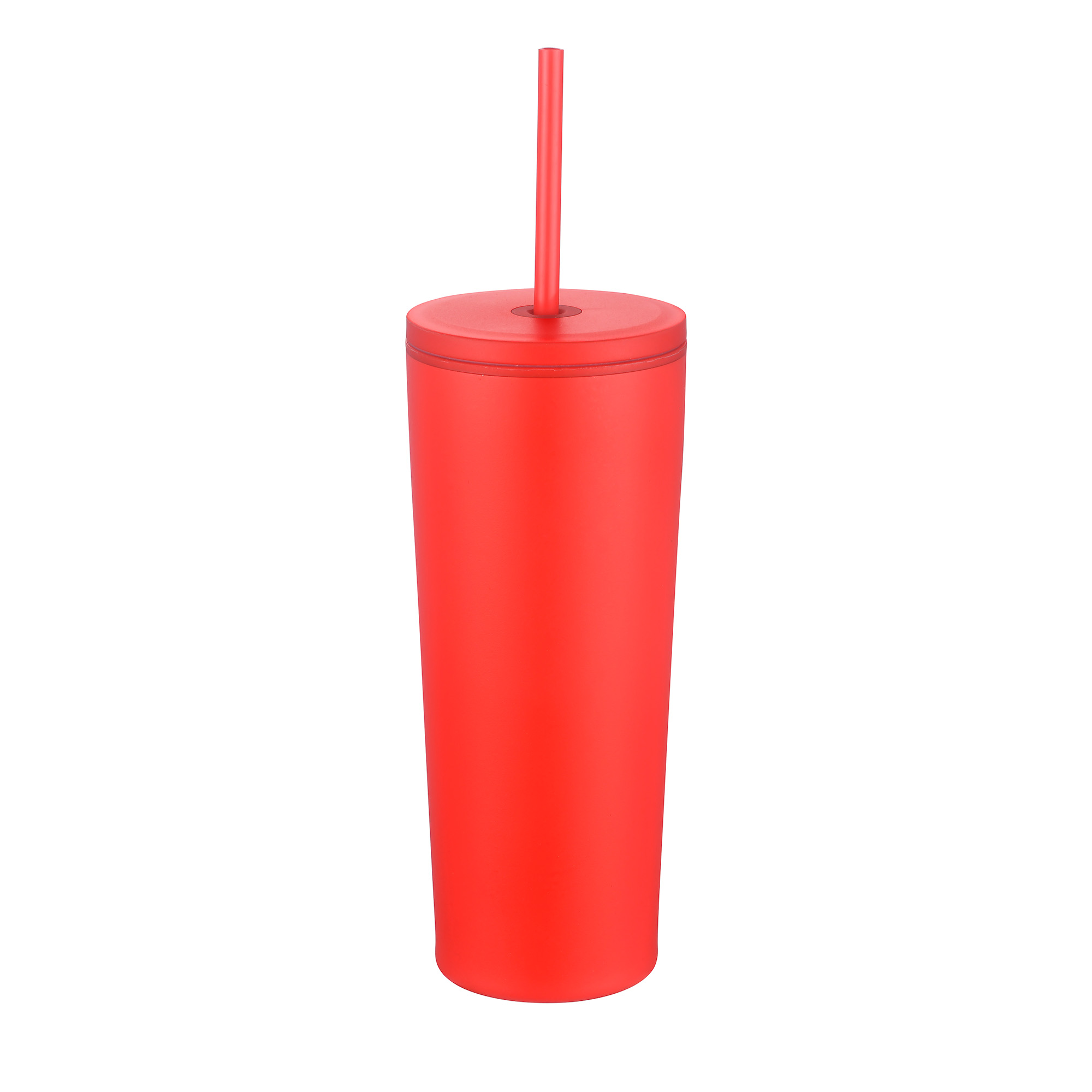 24 Oz. Double Wall Mug with Straw 1