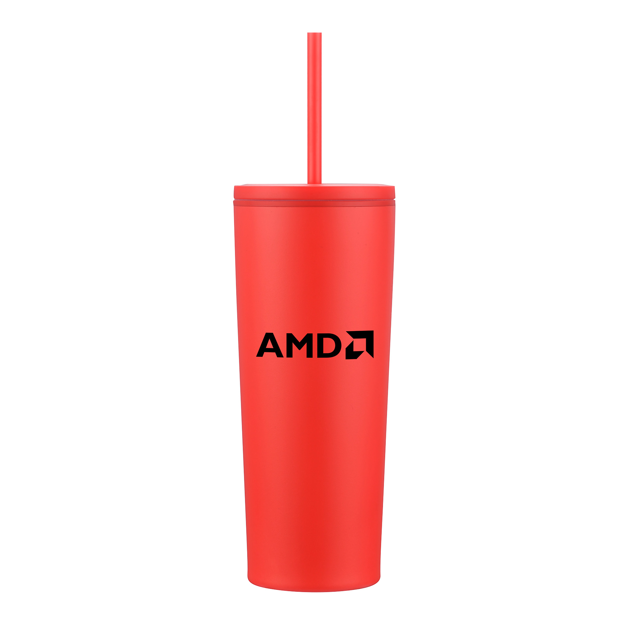 24 Oz. Double Wall Mug with Straw 1