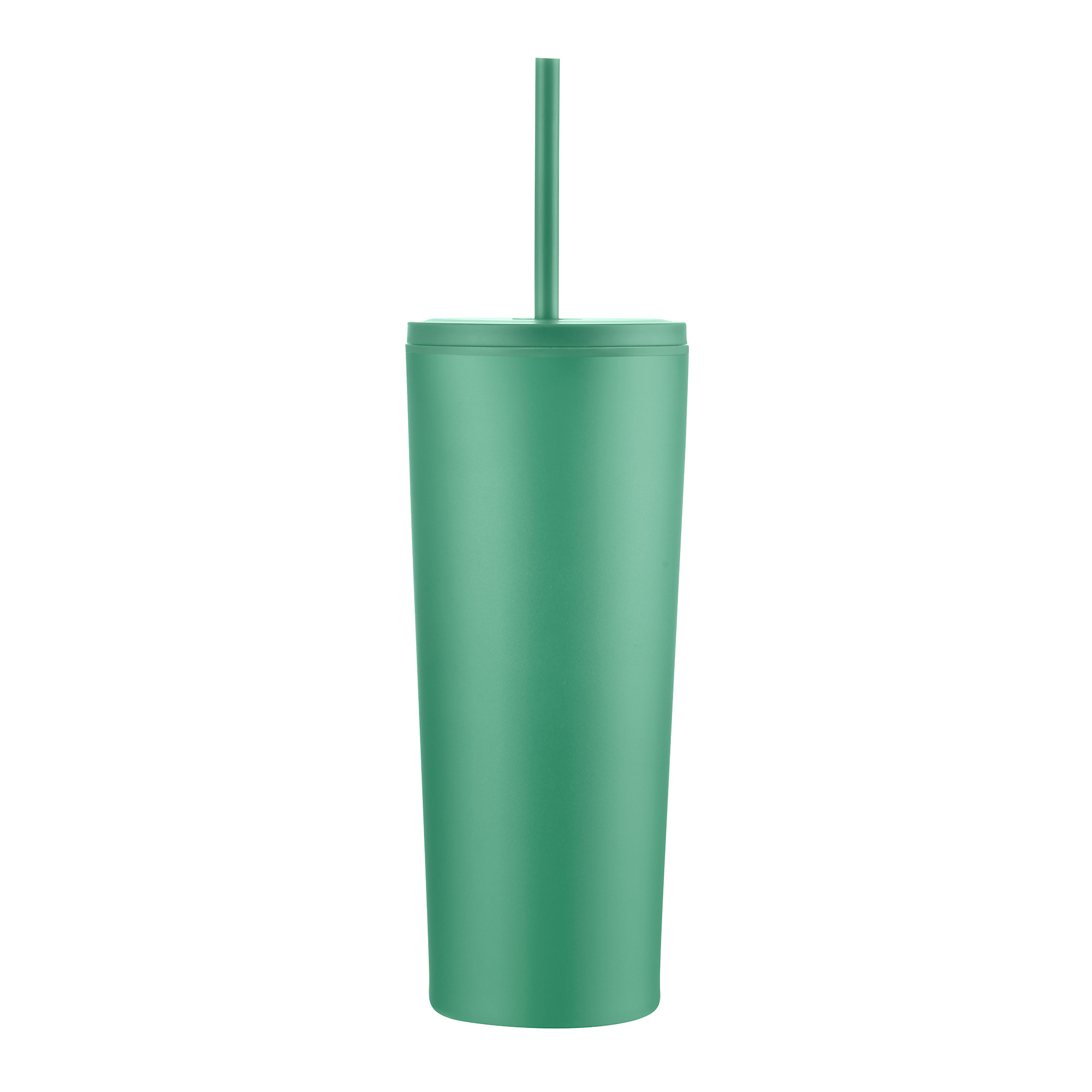24 Oz. Double Wall Mug with Straw 1