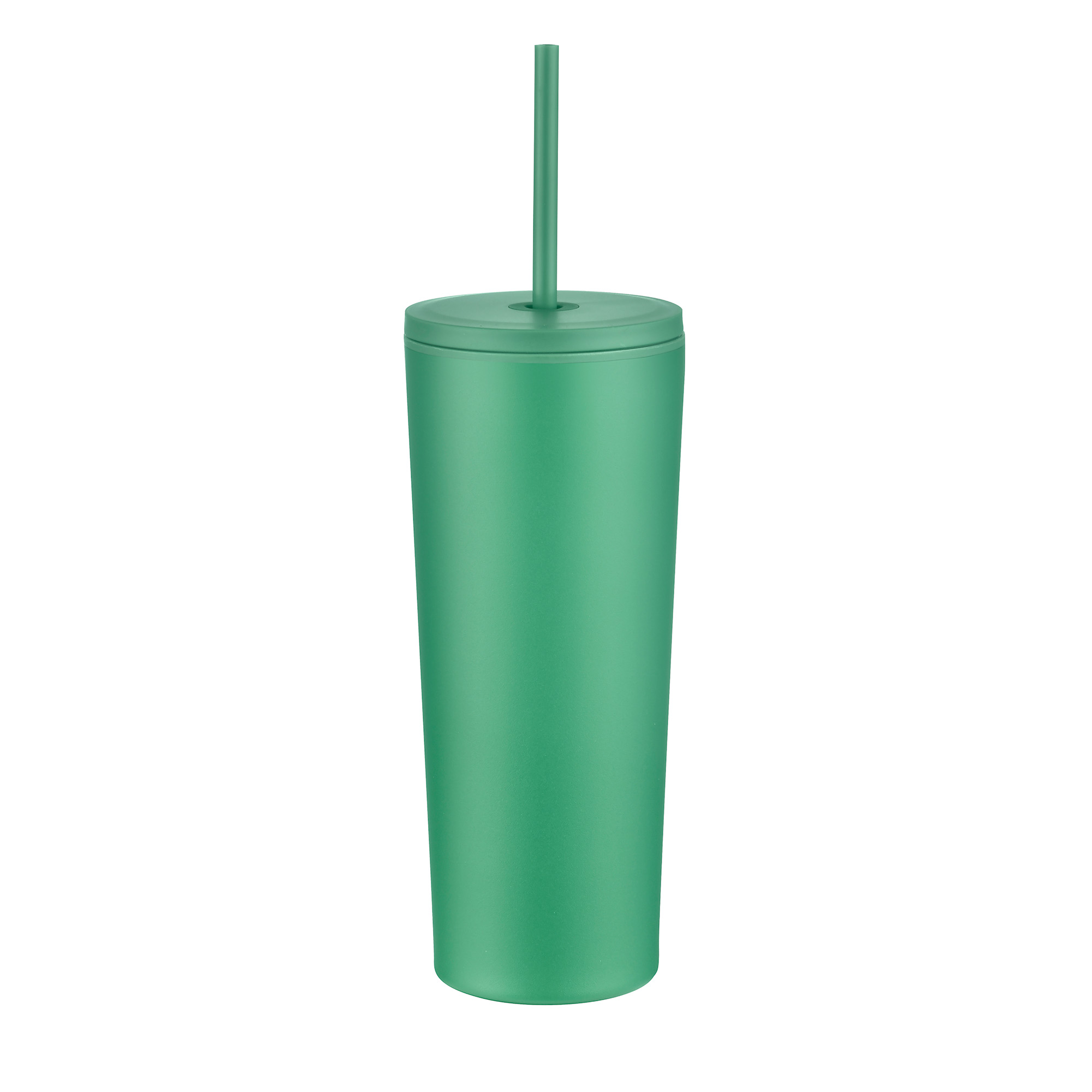 24 Oz. Double Wall Mug with Straw 1