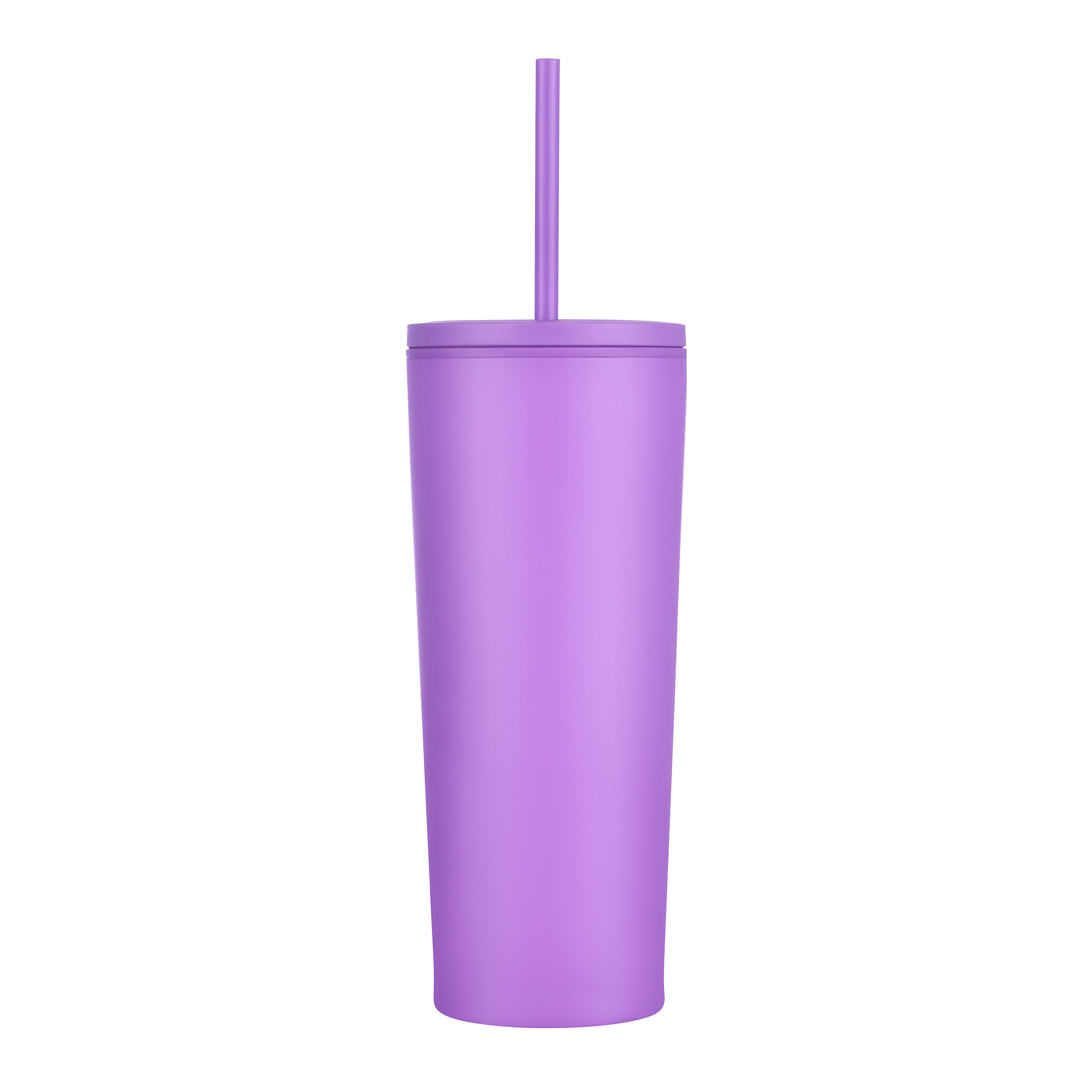 24 Oz. Double Wall Mug with Straw 1