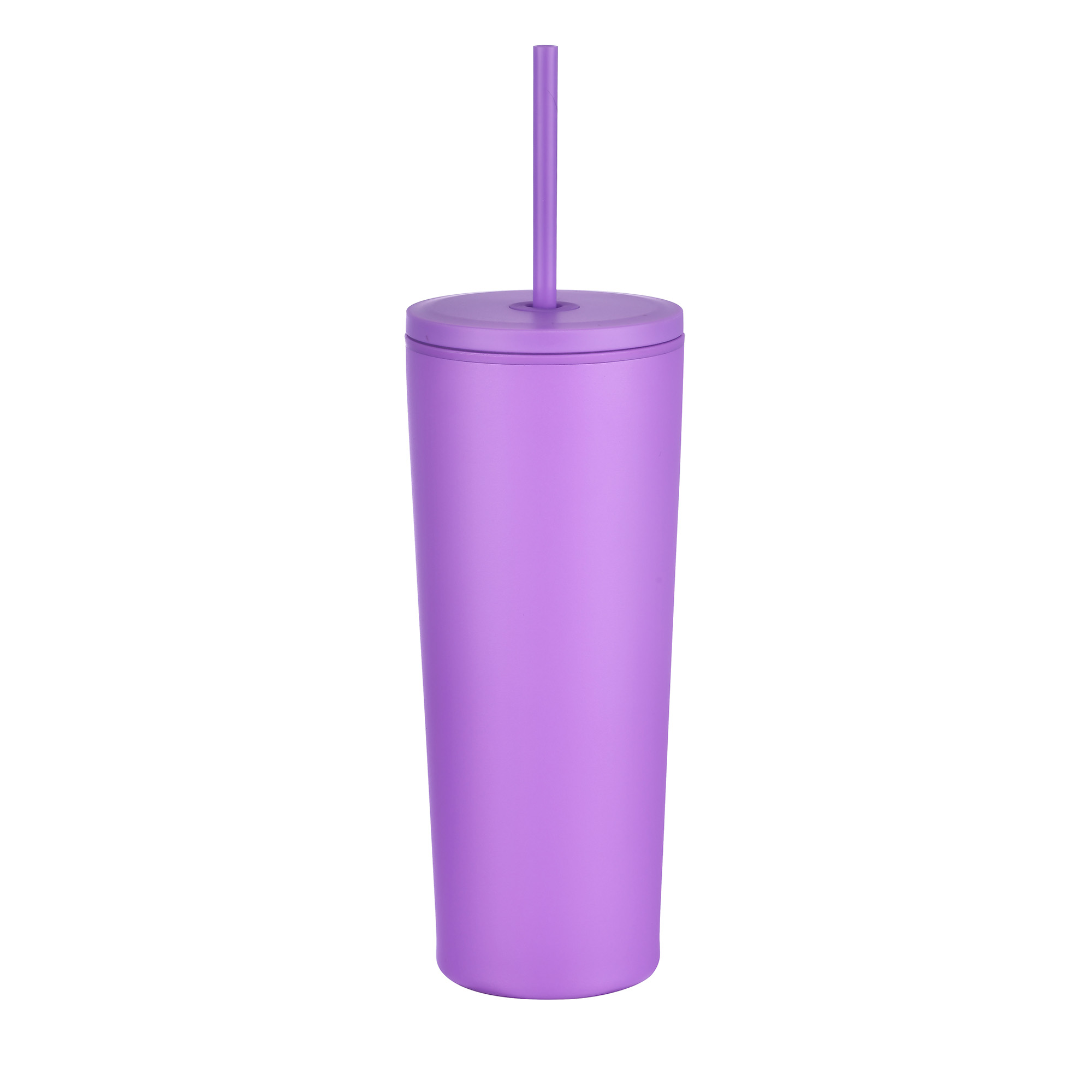 24 Oz. Double Wall Mug with Straw 1