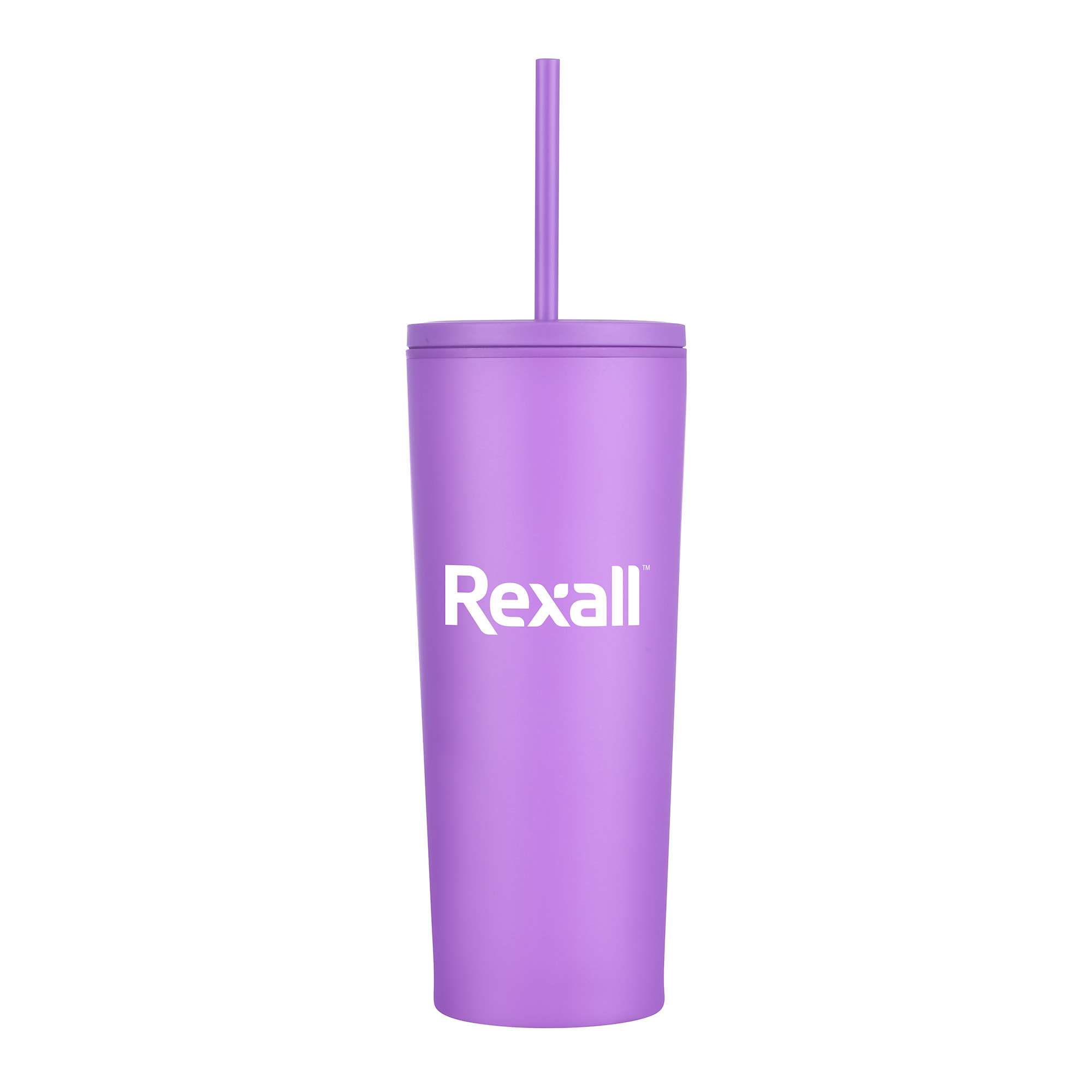 24 Oz. Double Wall Mug with Straw 1