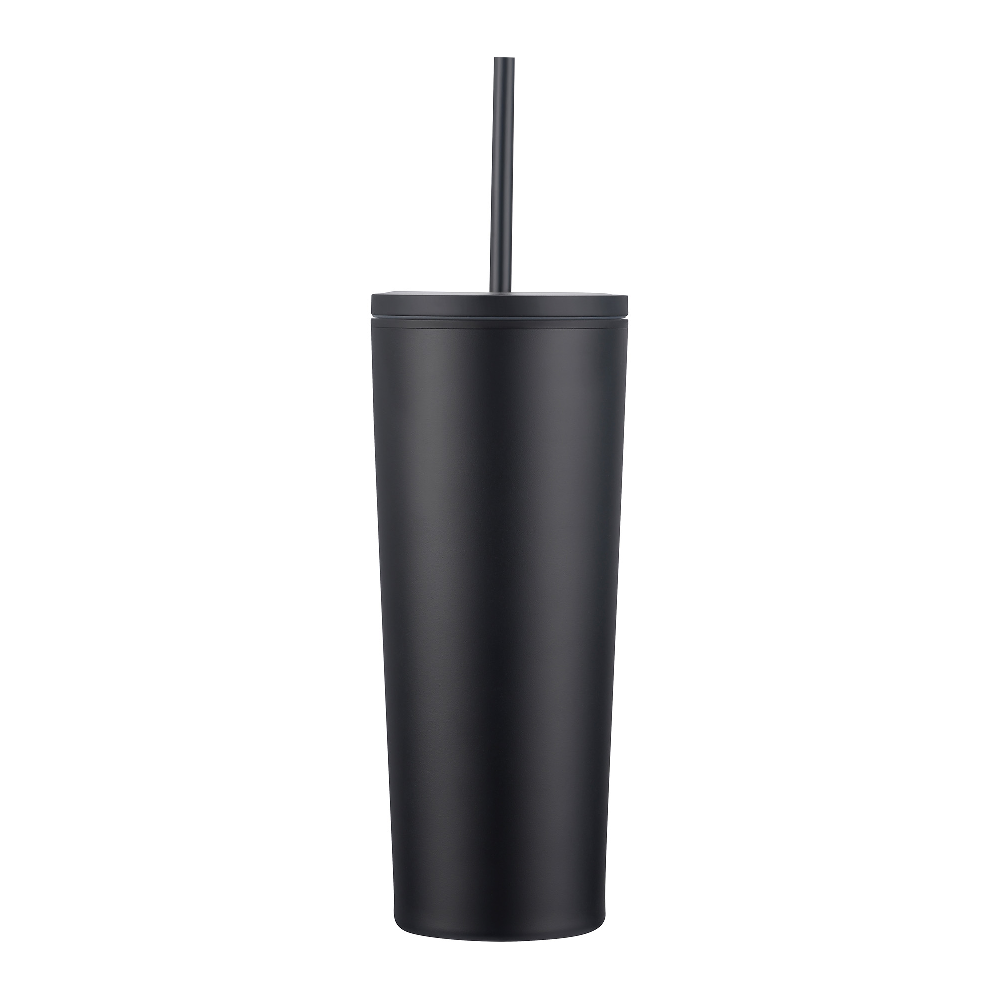 24 Oz. Double Wall Mug with Straw 1