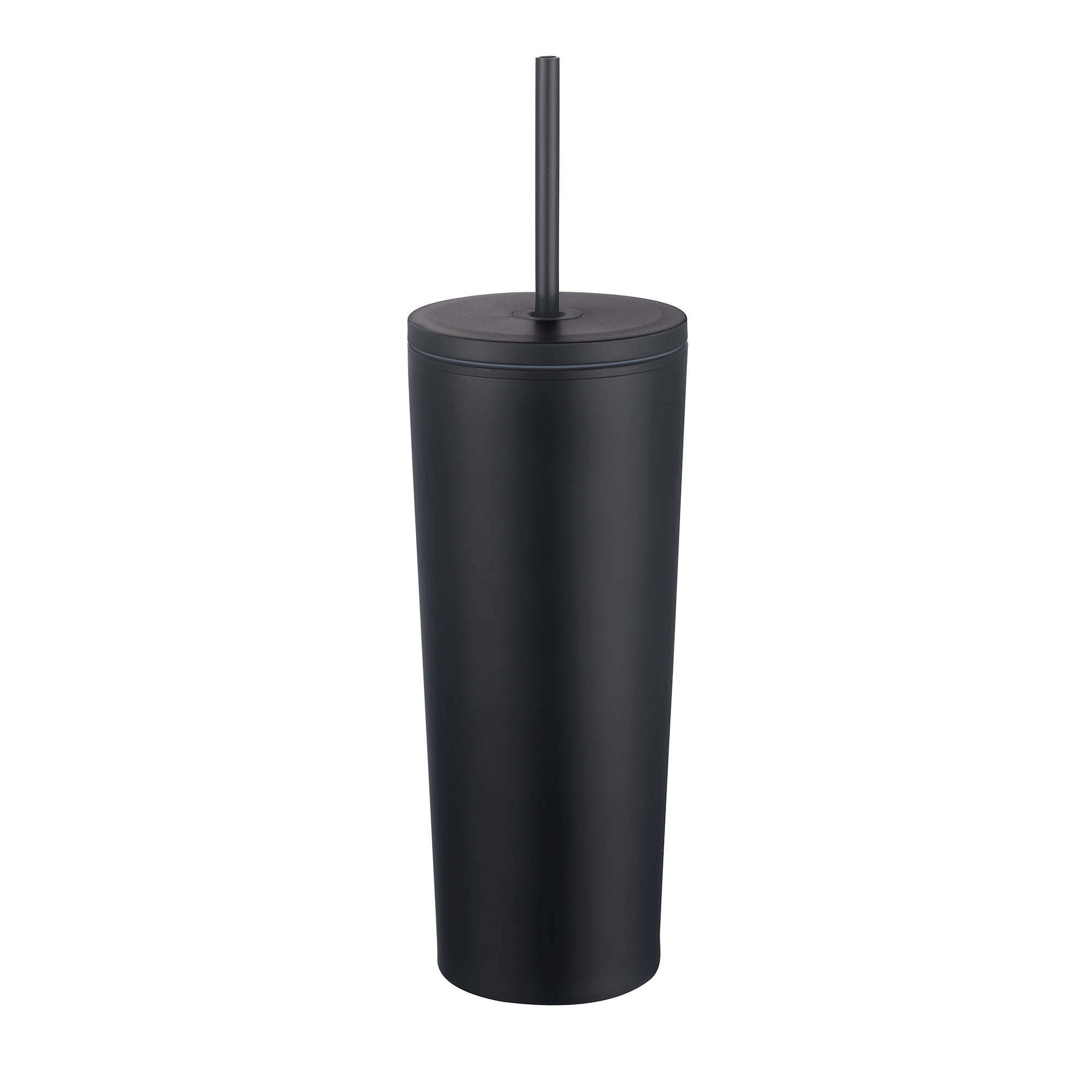24 Oz. Double Wall Mug with Straw 1
