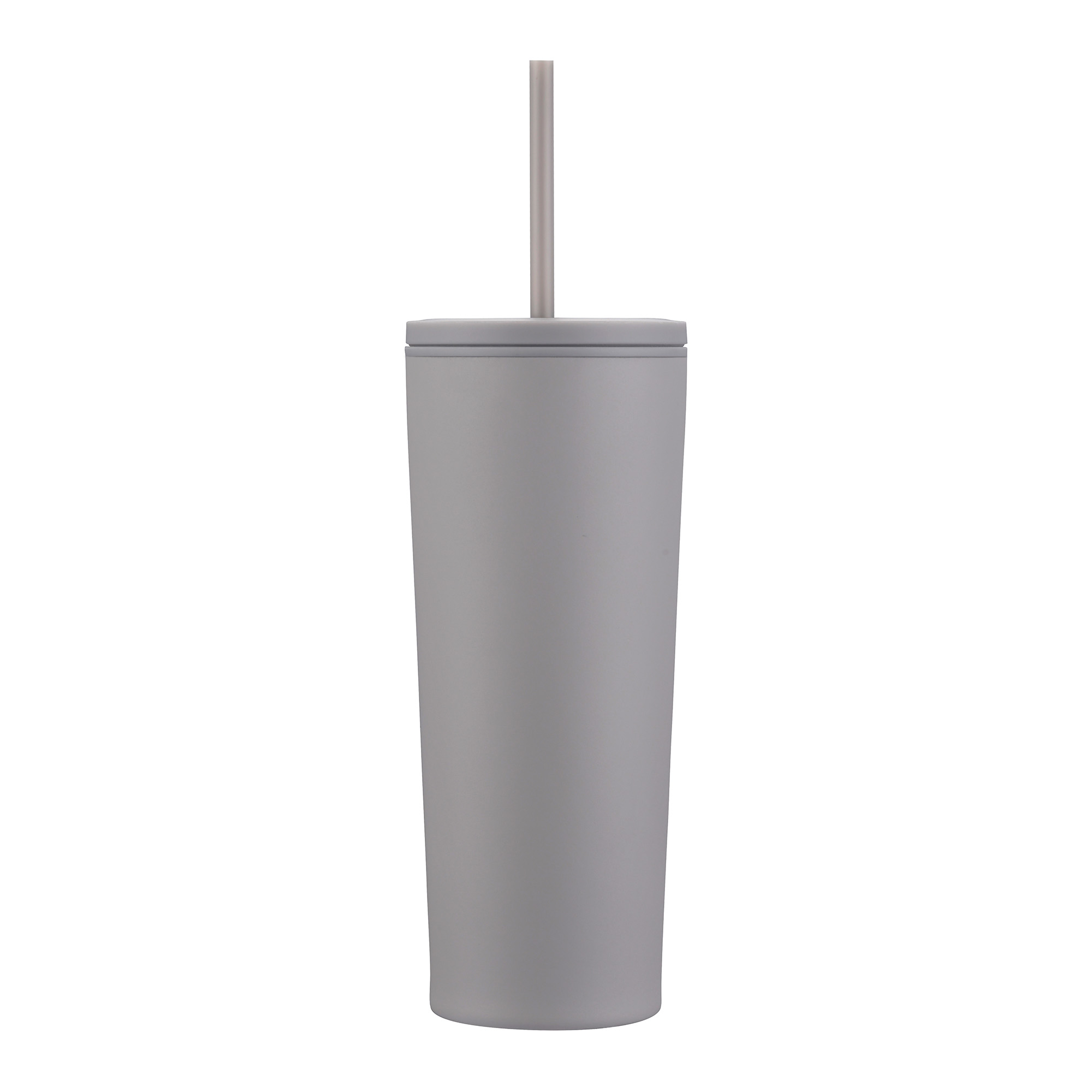 24 Oz. Double Wall Mug with Straw 1