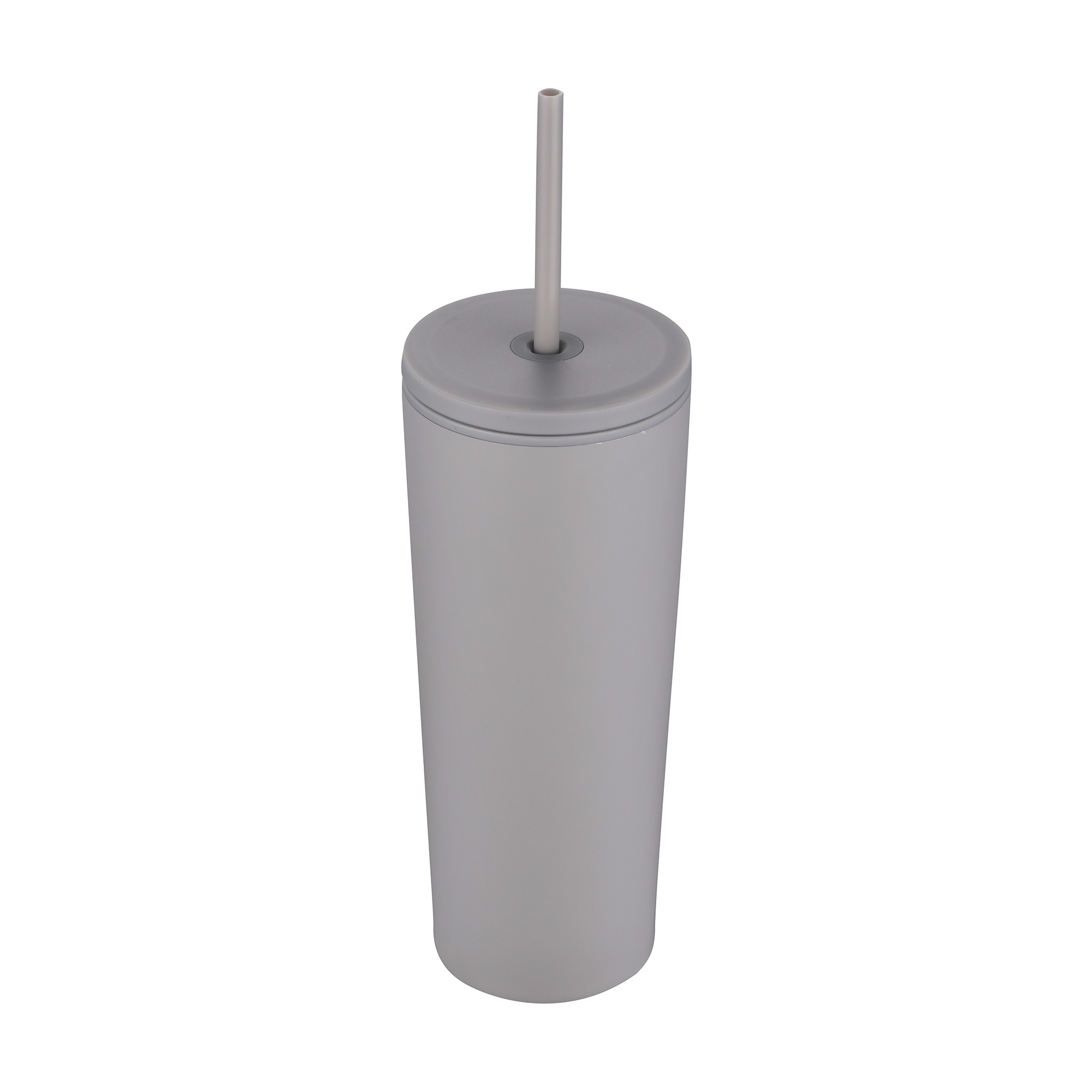 24 Oz. Double Wall Mug with Straw 1