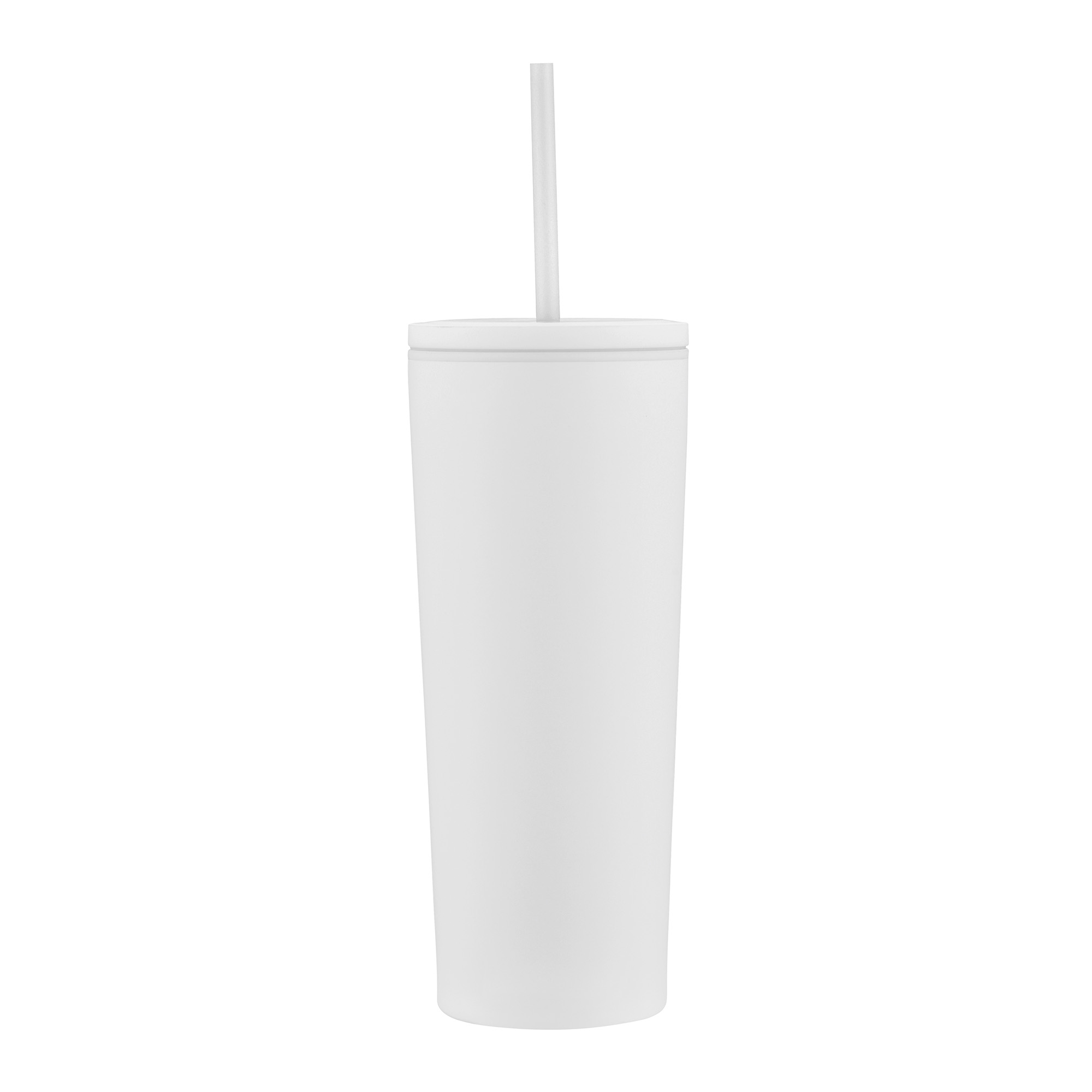 24 Oz. Double Wall Mug with Straw 1