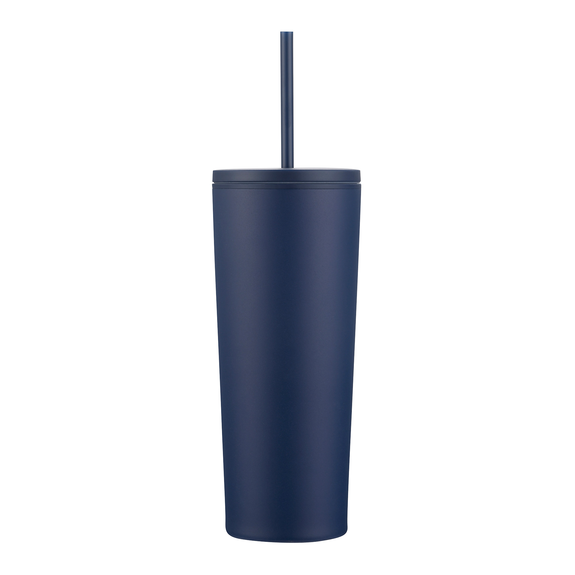 24 Oz. Double Wall Mug with Straw 1