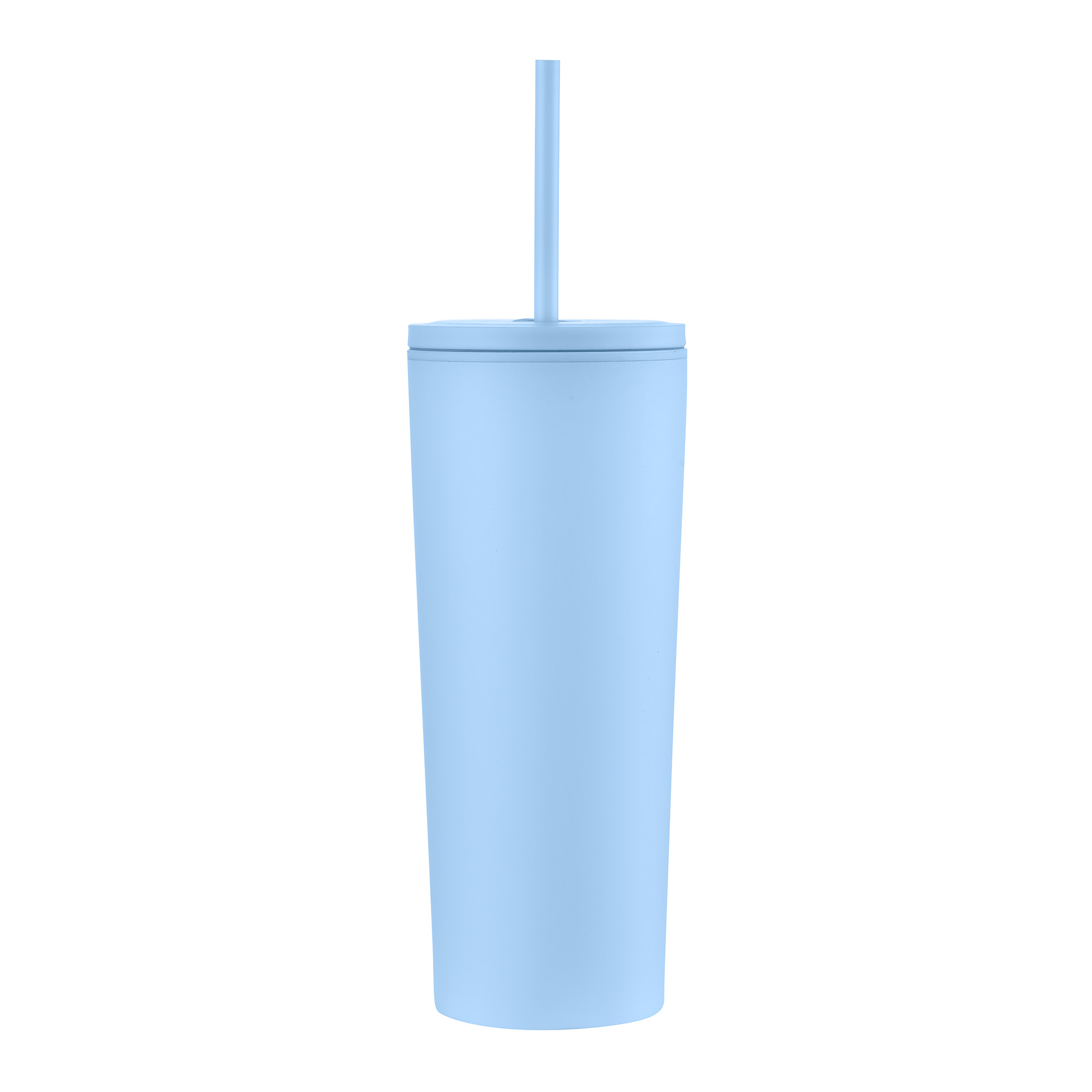 24 Oz. Double Wall Mug with Straw 1