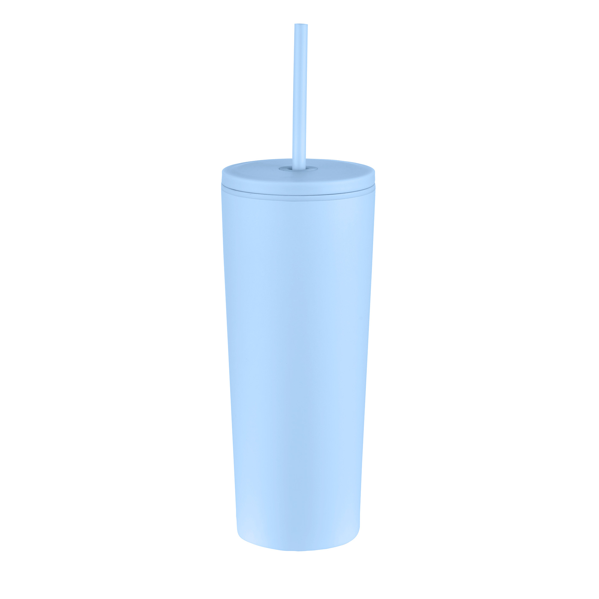 24 Oz. Double Wall Mug with Straw 1