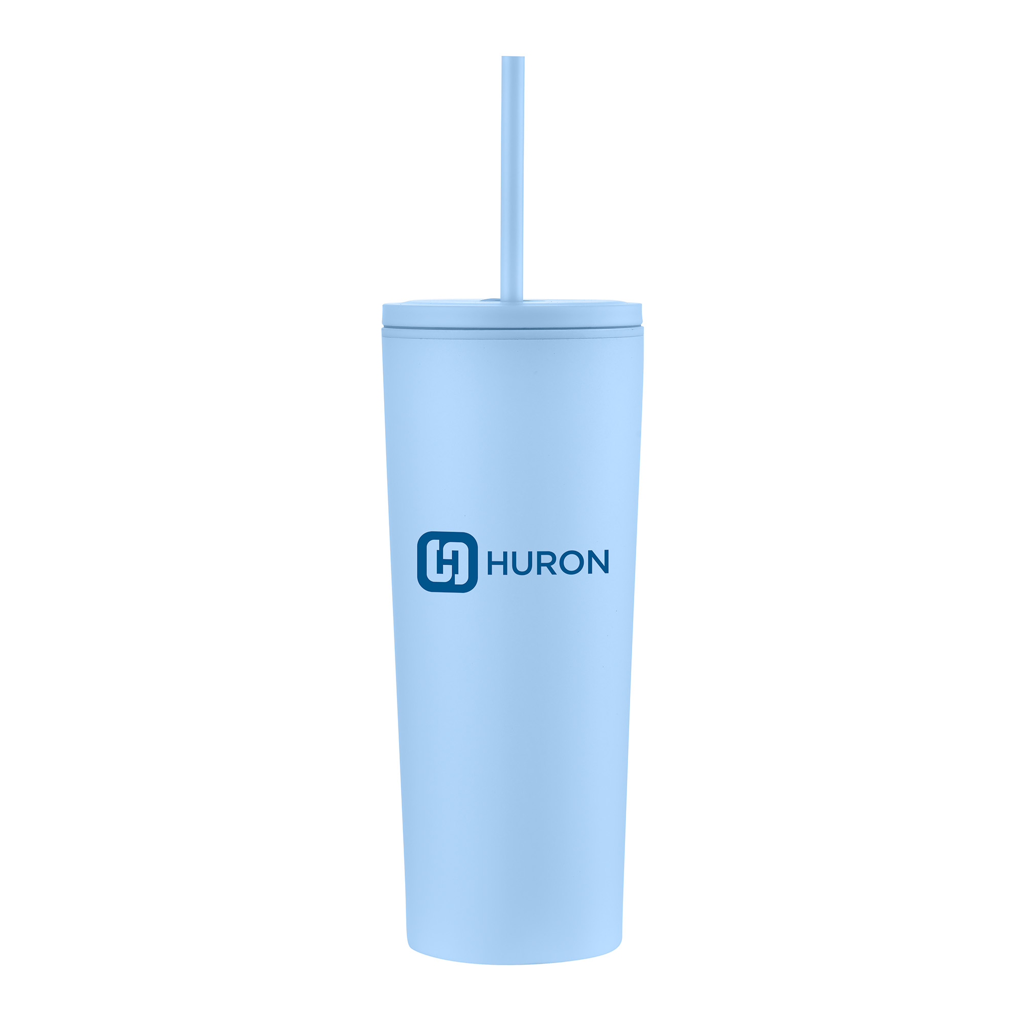 24 Oz. Double Wall Mug with Straw 1