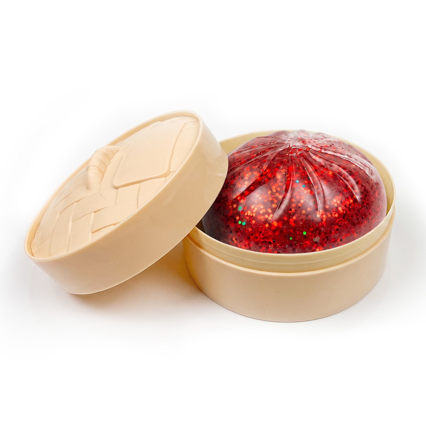 Dumpling Delight Glittery Stress Reliever (Factory Direct) 10-12 Weeks 1