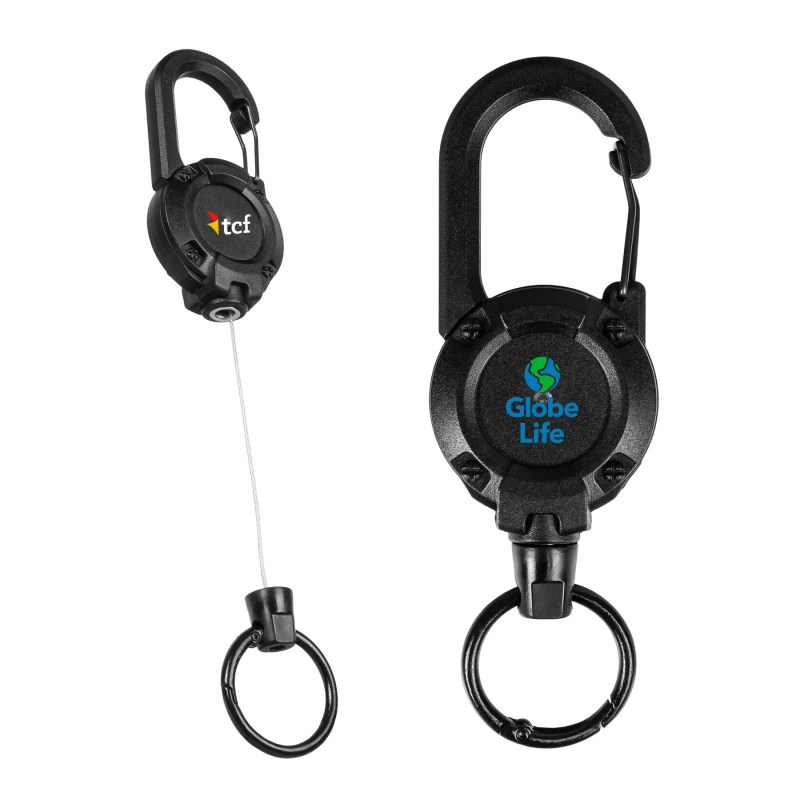 QuickClip Retractable Keychain with Carabiner 1 QuickClip Retractable Keychain with Carabiner 1