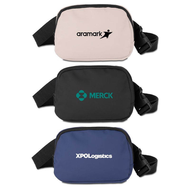 Soft PU Fanny Pack w/Hidden Zipper 1 Soft PU Fanny Pack w/Hidden Zipper 1