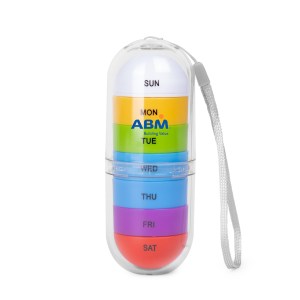 Capsule 7-Grid Pill Organizer (Factory Direct) 10-12 Weeks 1 Capsule 7-Grid Pill Organizer (Factory Direct) 10-12 Weeks 1