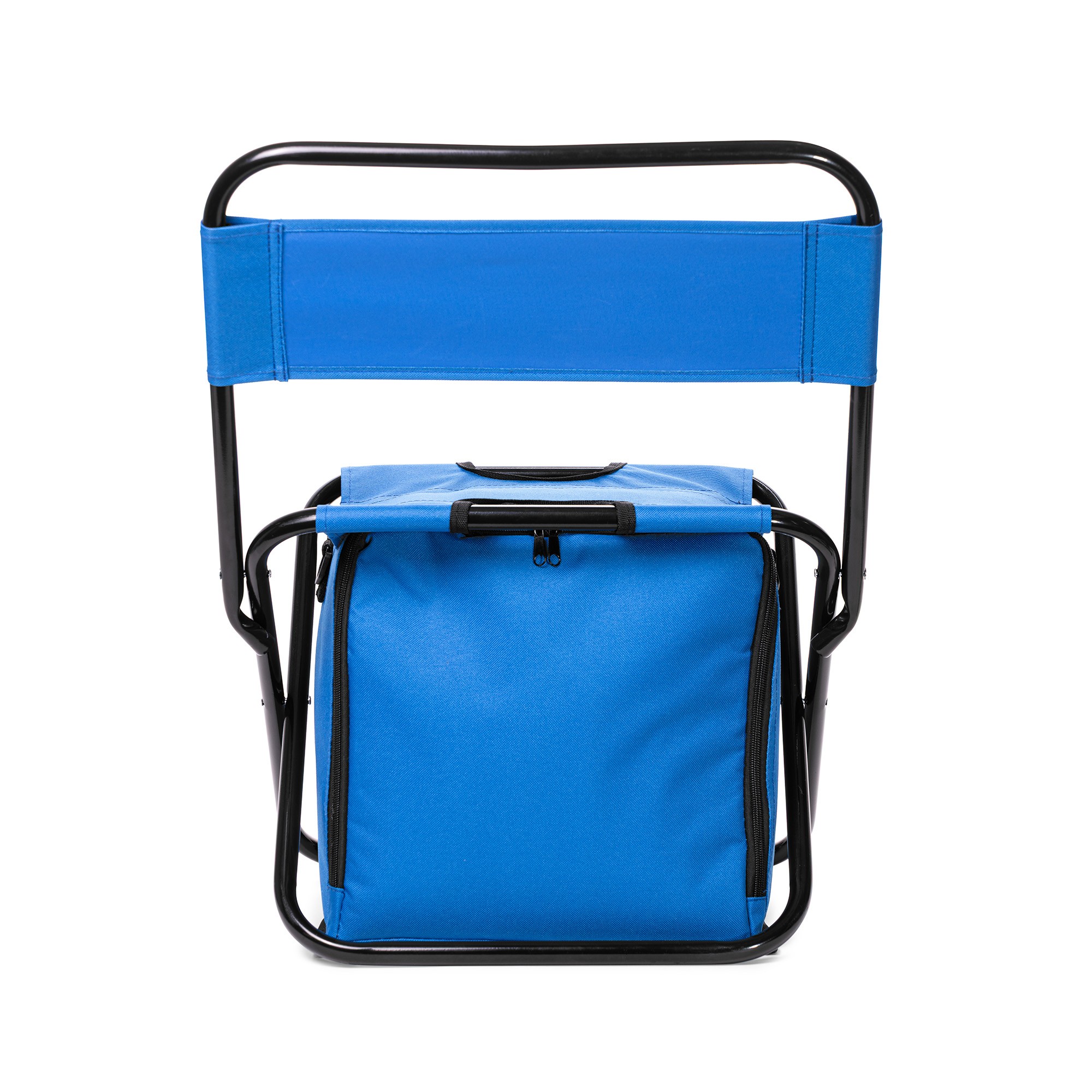 Folding Chair w/24 Can Cooler Bag & Pockets 1