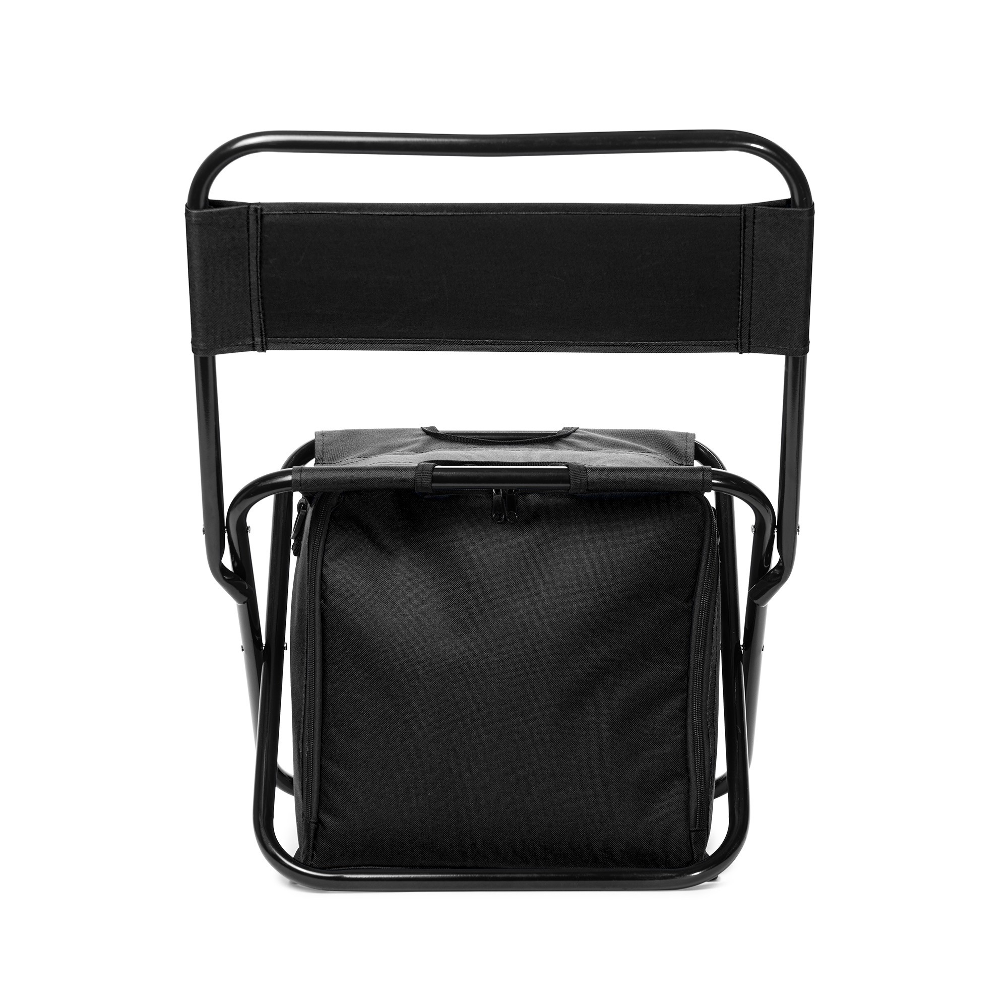 Folding Chair w/24 Can Cooler Bag & Pockets 1