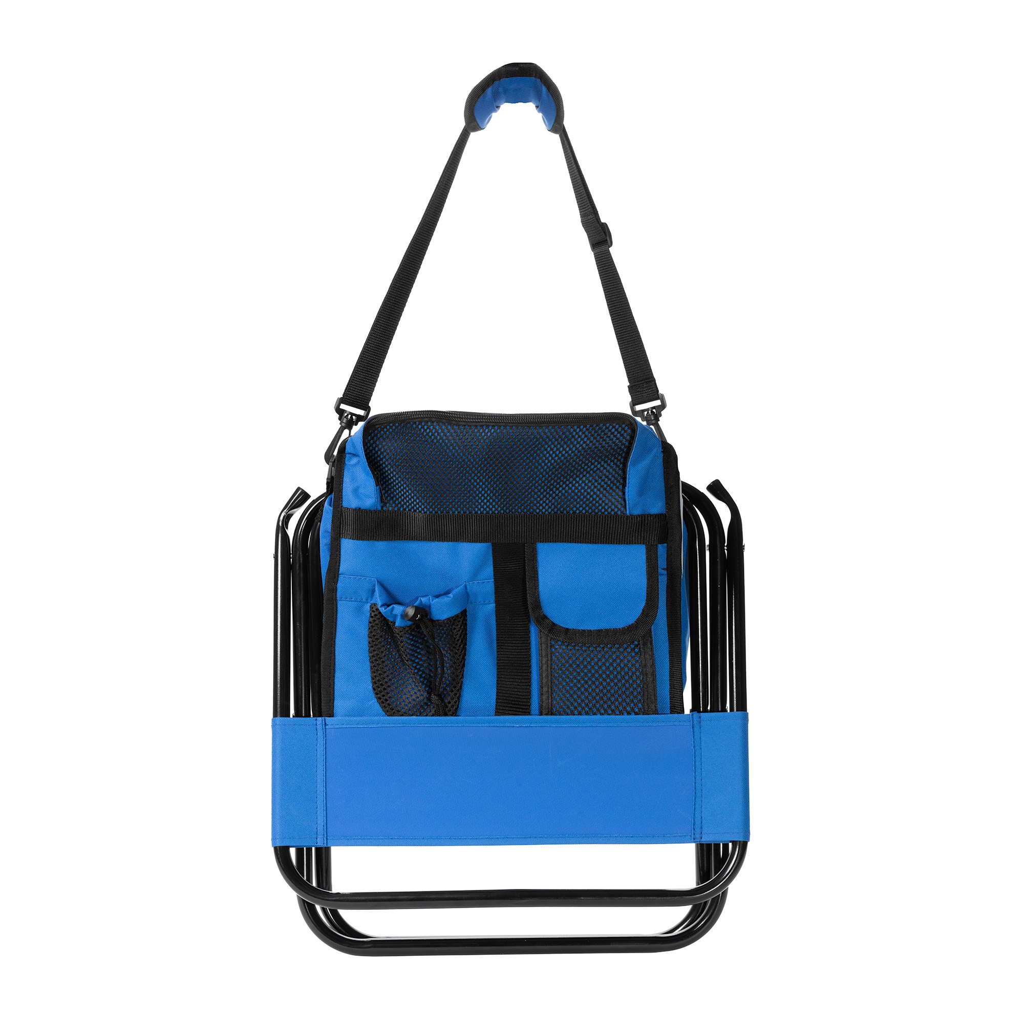 Folding Chair w/24 Can Cooler Bag & Pockets 1