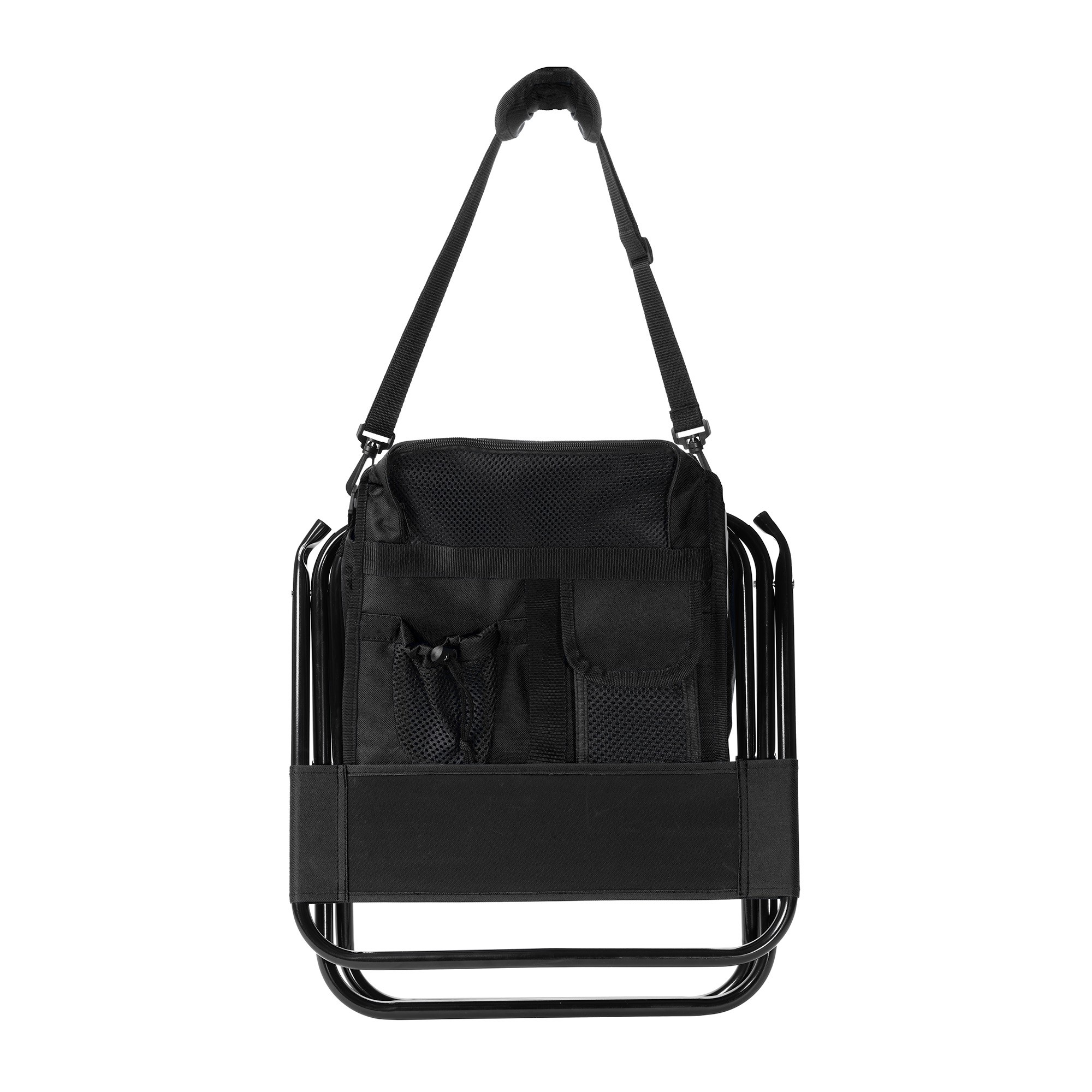 Folding Chair w/24 Can Cooler Bag & Pockets 1
