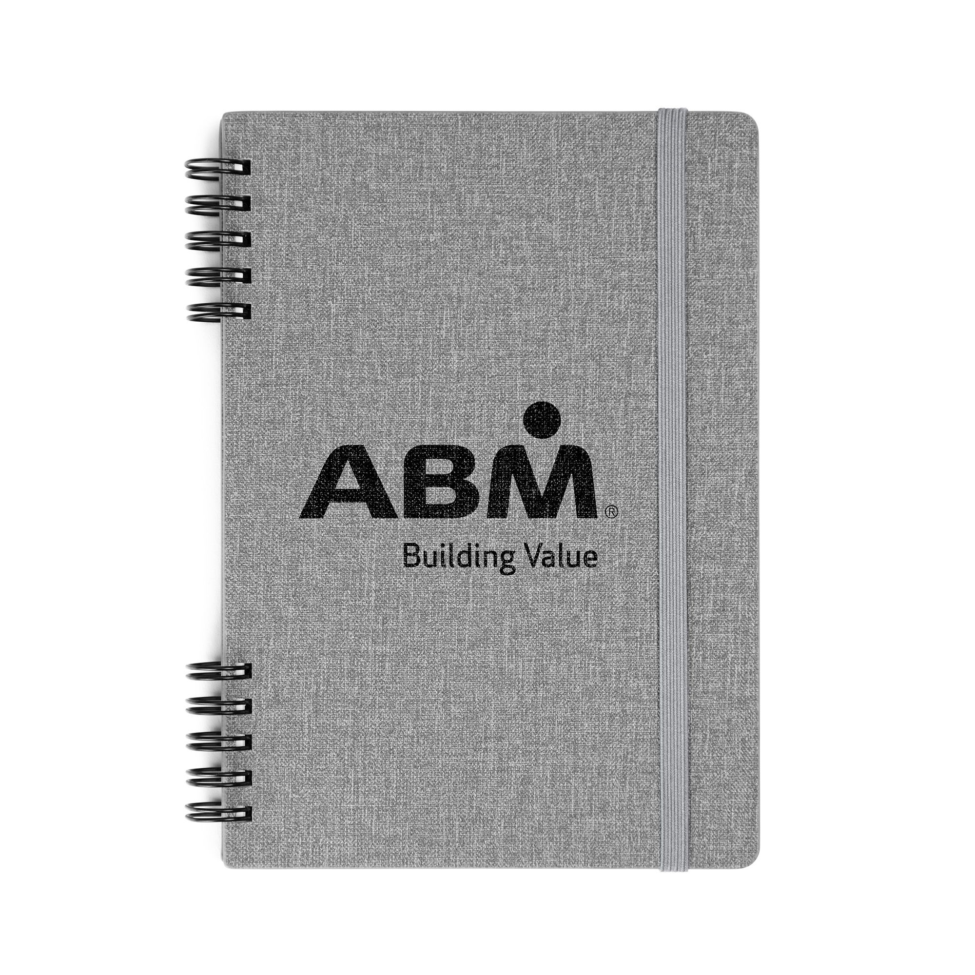 Spiral Linen Leather Notebook 1