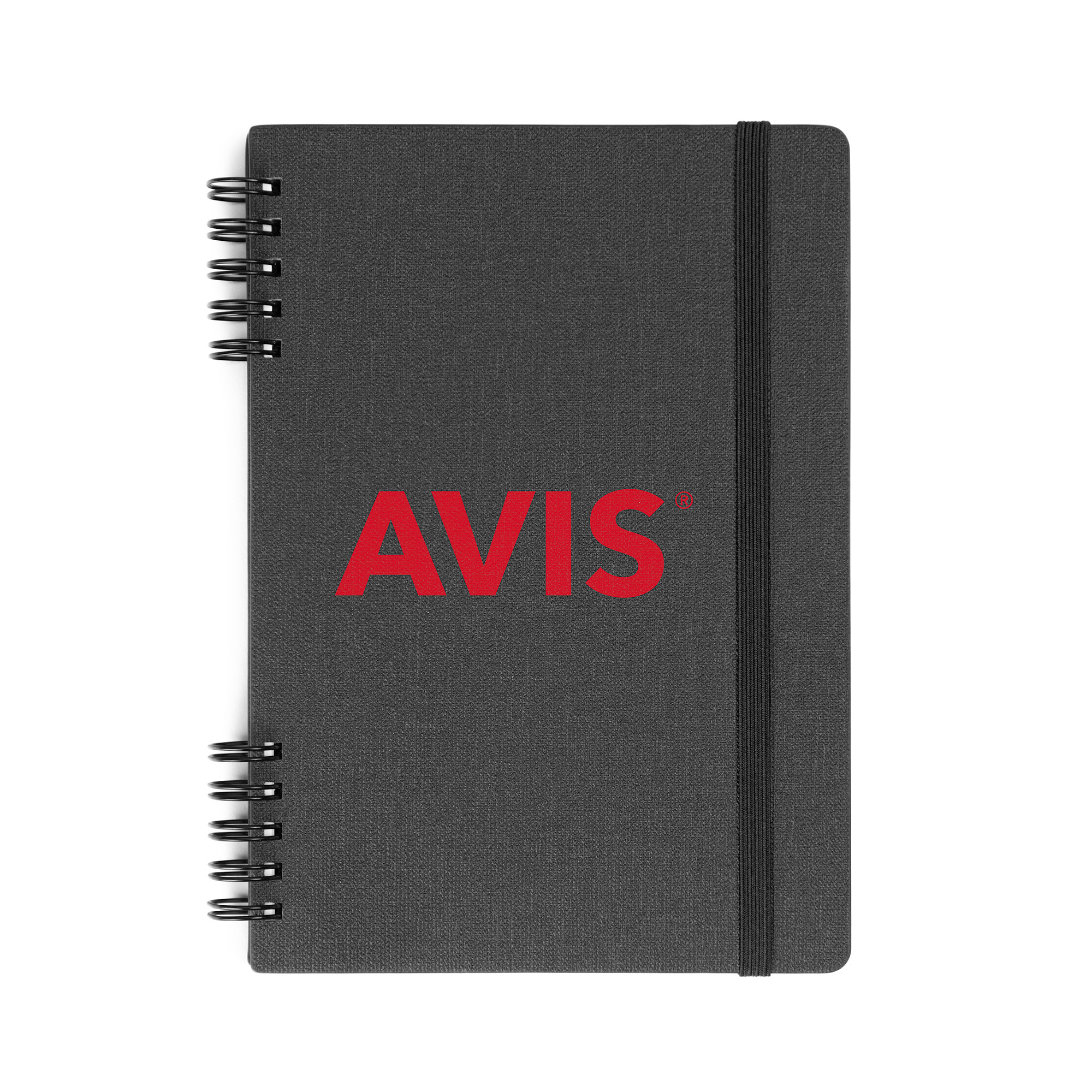 Spiral Linen Leather Notebook 1
