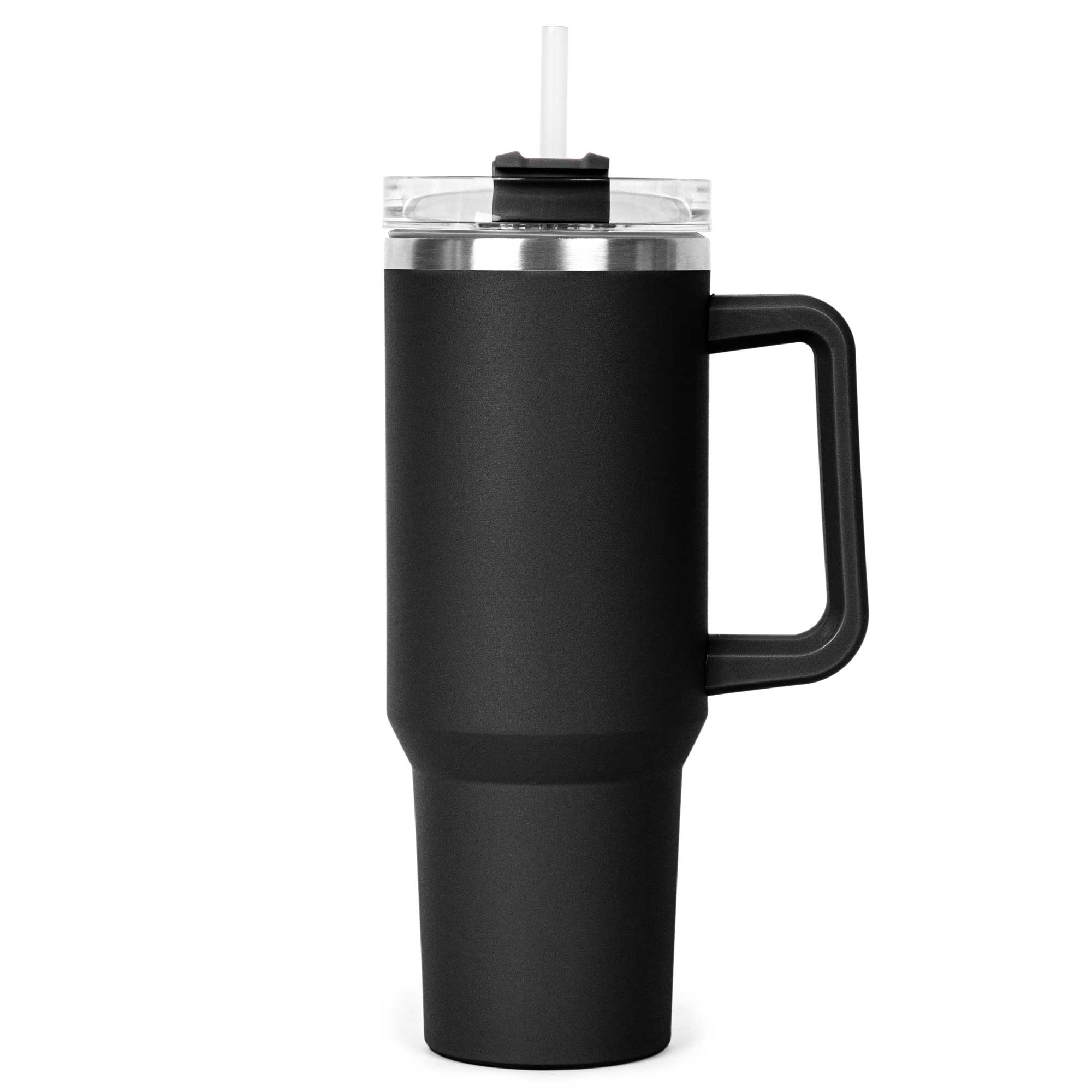 40 Oz. The Hippo Mug & Straw Lid w/Twist Closure 1