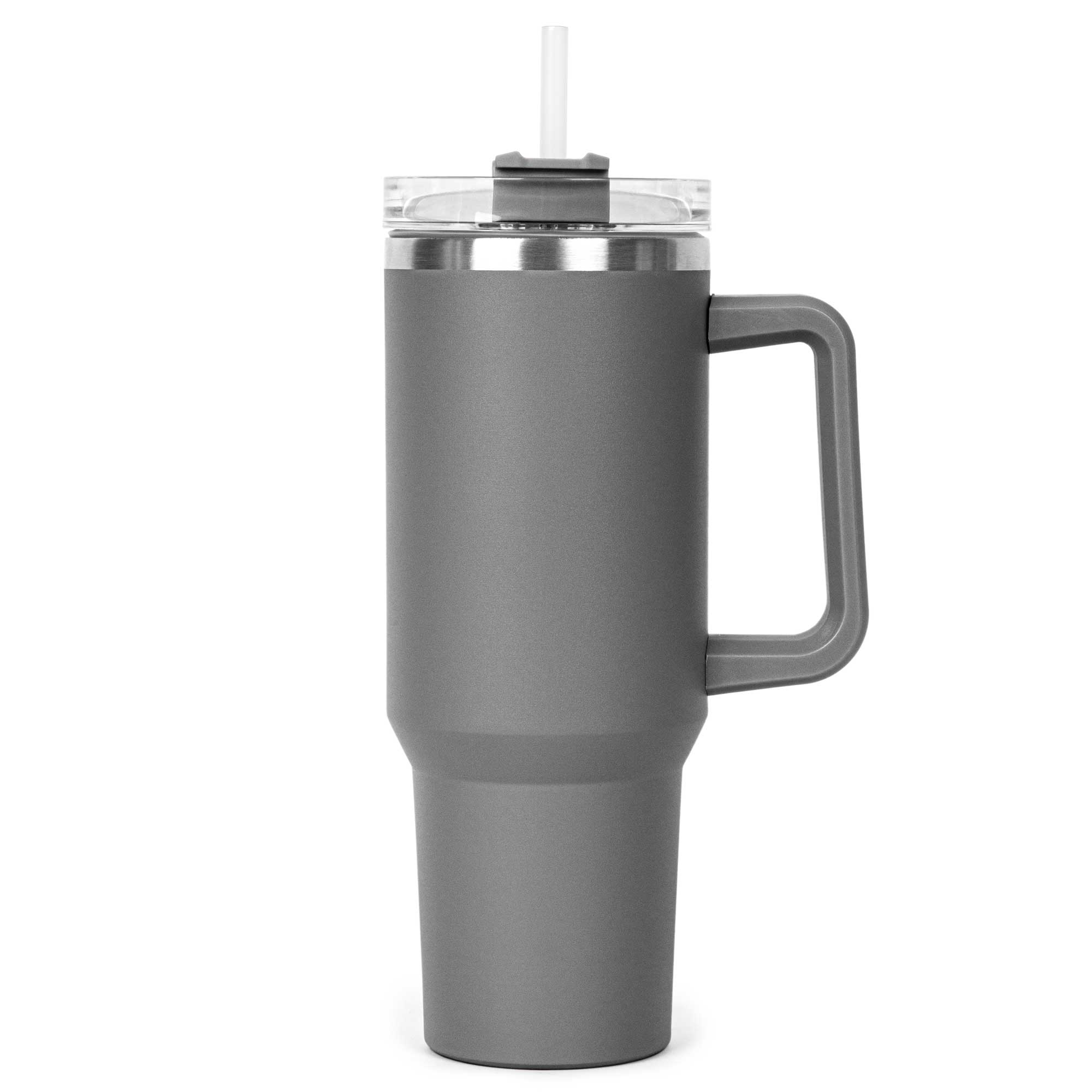 40 Oz. The Hippo Mug & Straw Lid w/Twist Closure 1