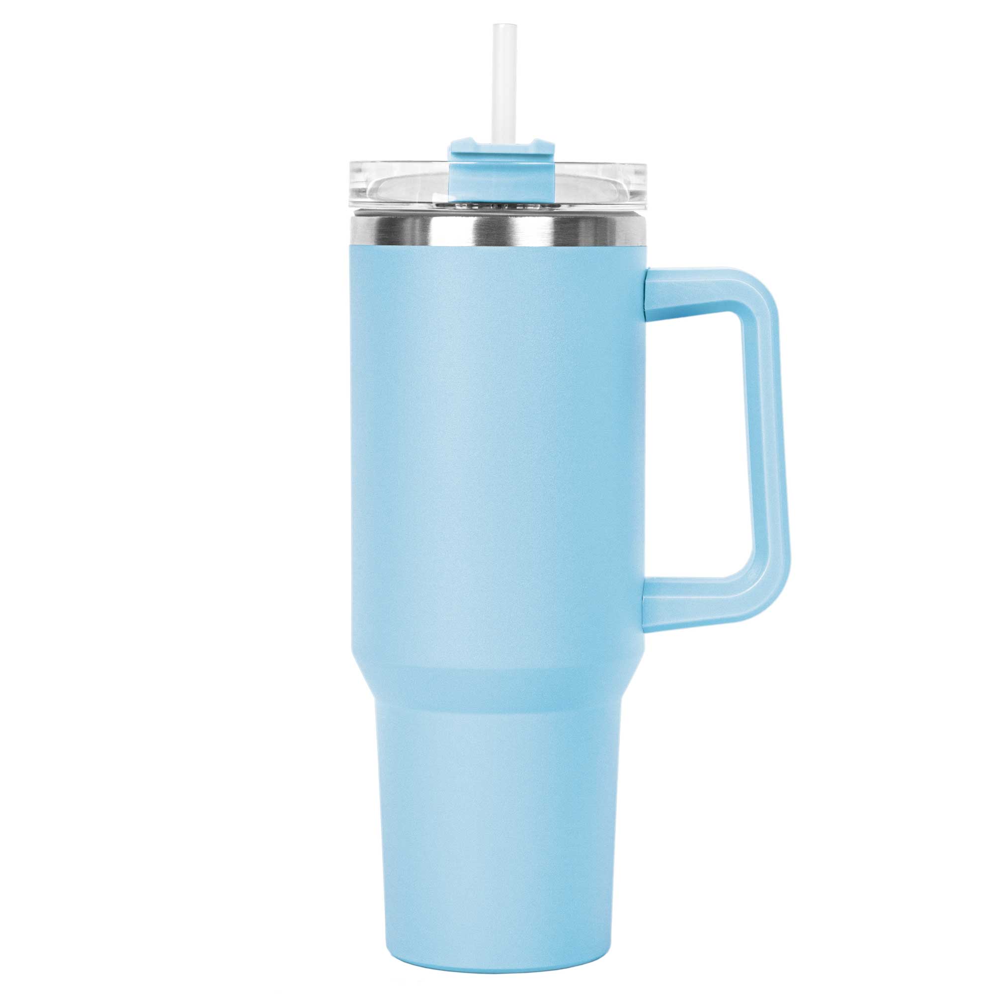 40 Oz. The Hippo Mug & Straw Lid w/Twist Closure 1