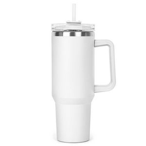 40 Oz. The Hippo Mug & Straw Lid w/Twist Closure 1